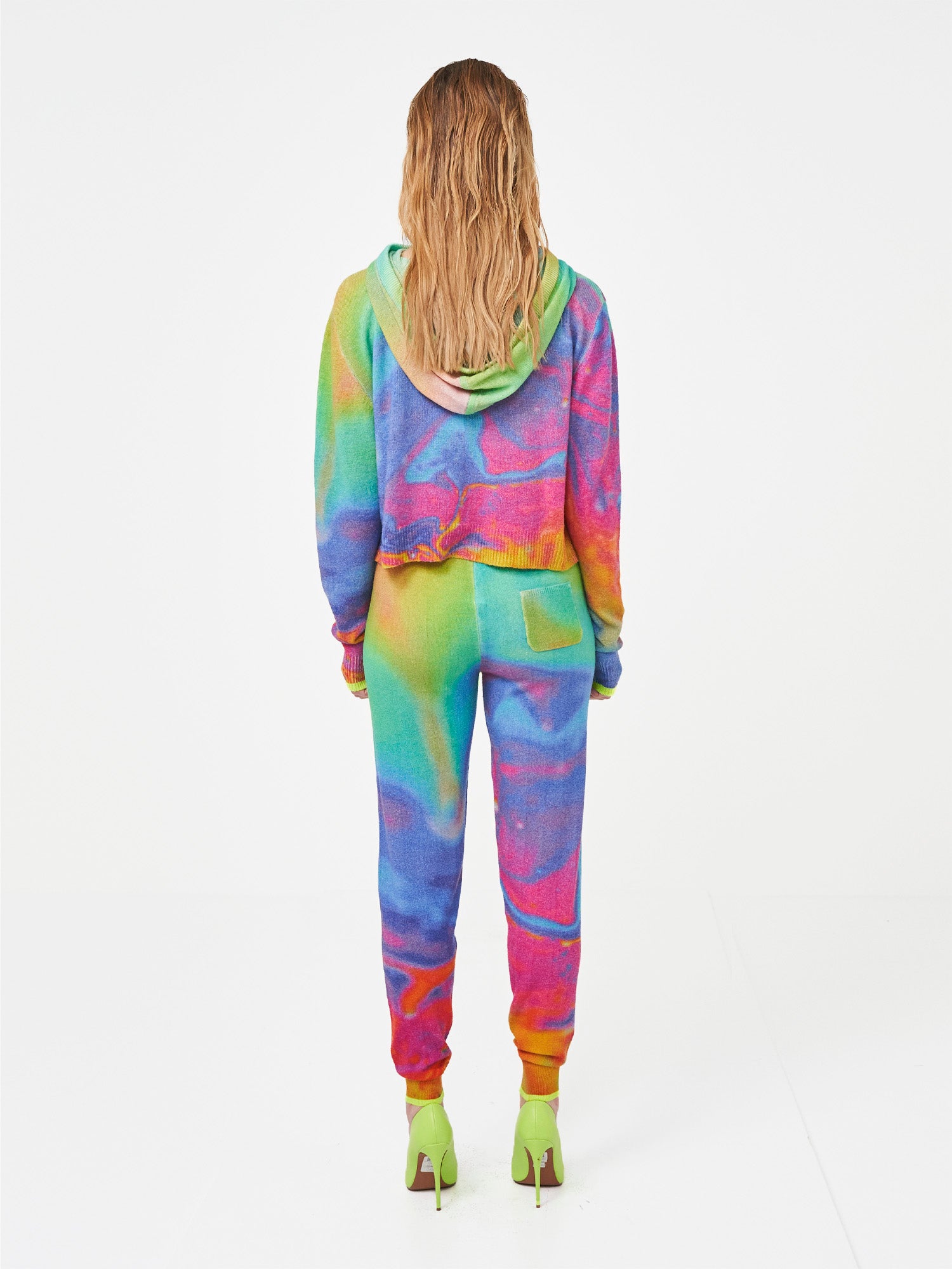 Rainbow Lava Hoodie Brodie Cashmere