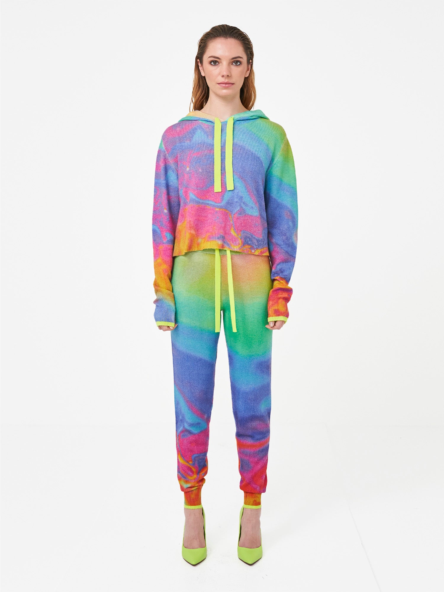 Rainbow Lava Hoodie Brodie Cashmere