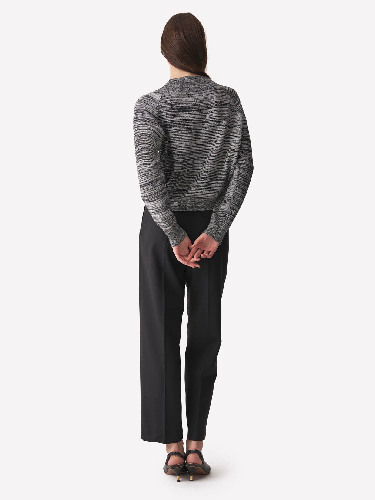Elidi Marl V Neck Jumper