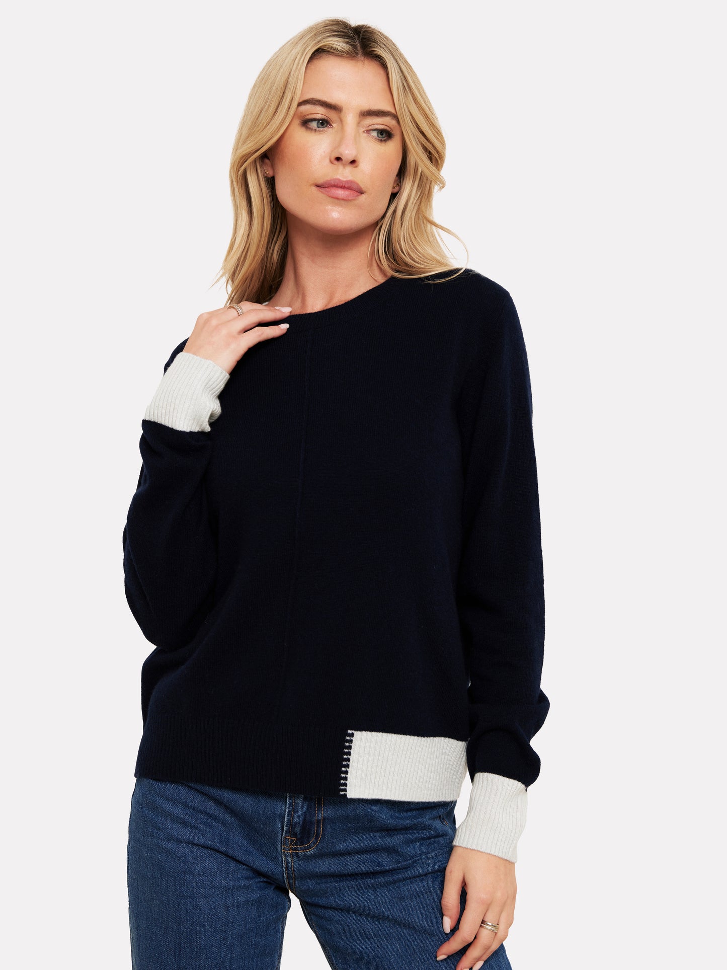 Maya Pop Cashmere Round Neck