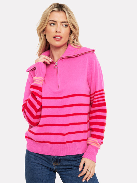 Sabrina Cashmere Zip Up