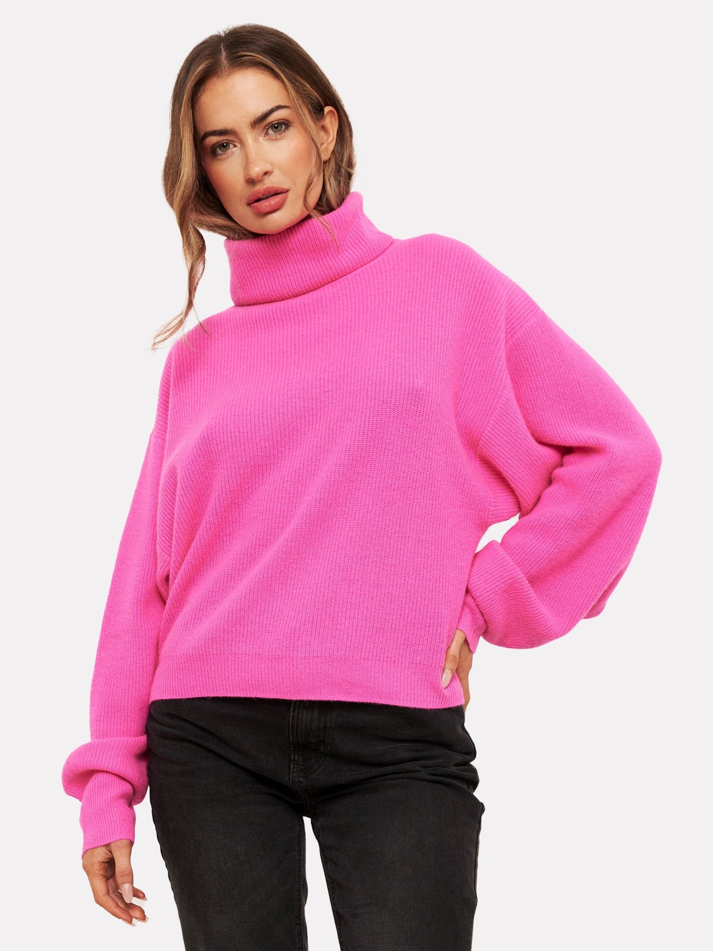 Cee Cee Cashmere Roll Neck