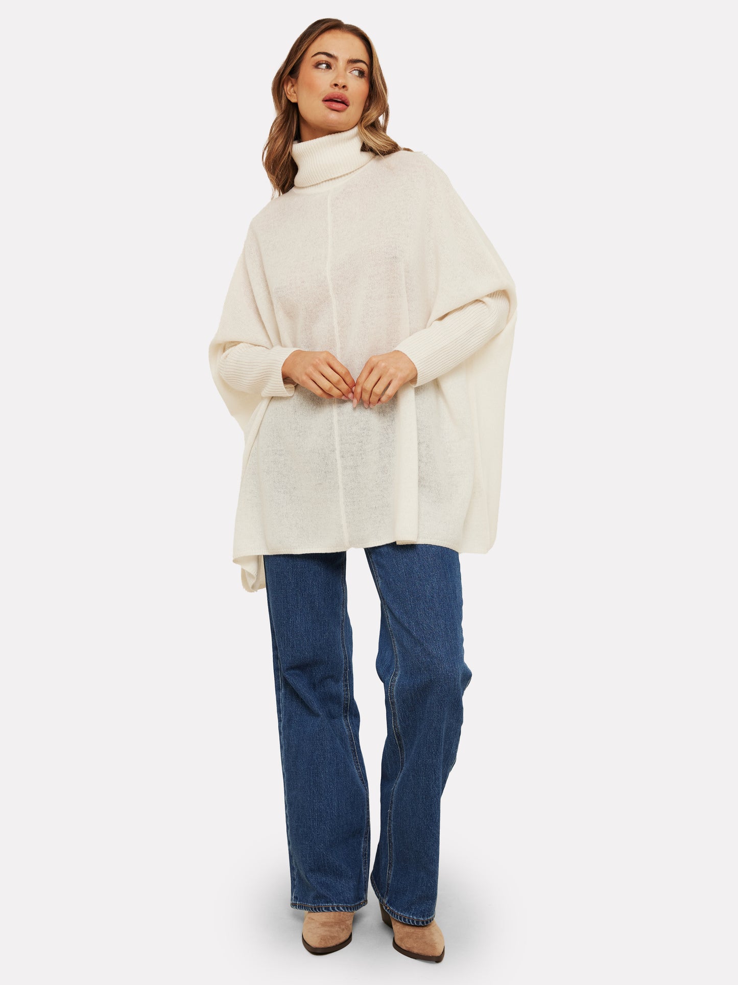 Jojo Cashmere Poncho