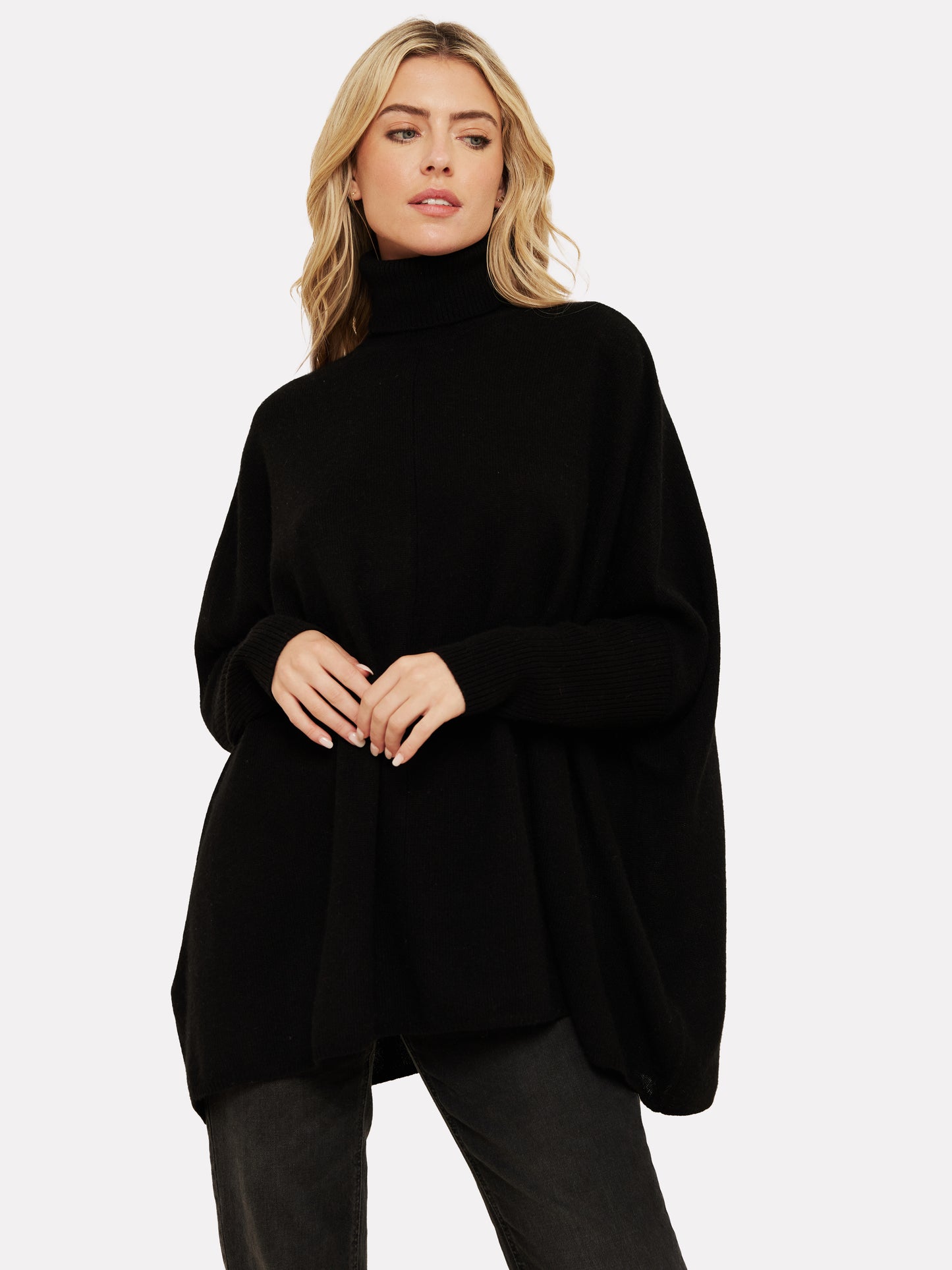 Jojo Cashmere Poncho