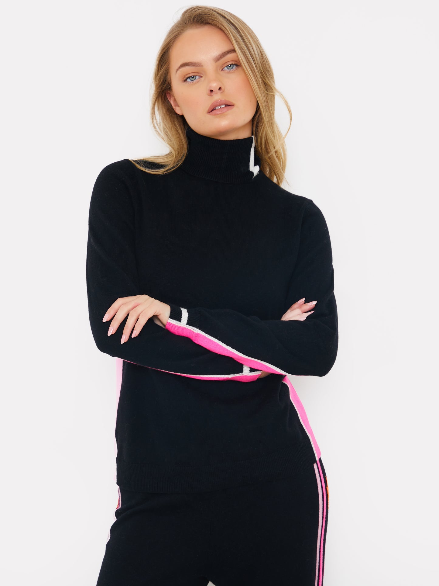 Sporty Roll Neck