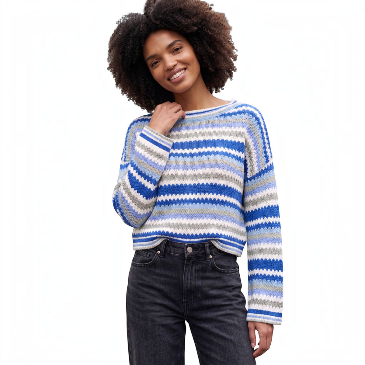 MISS ZARA ZIG ZAG CREW