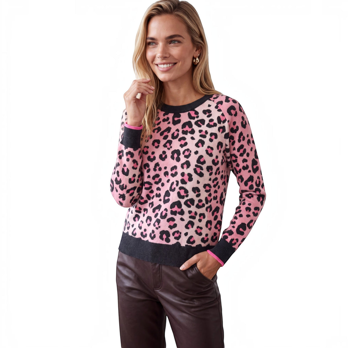 LAUREN LEOPARD SWEAT