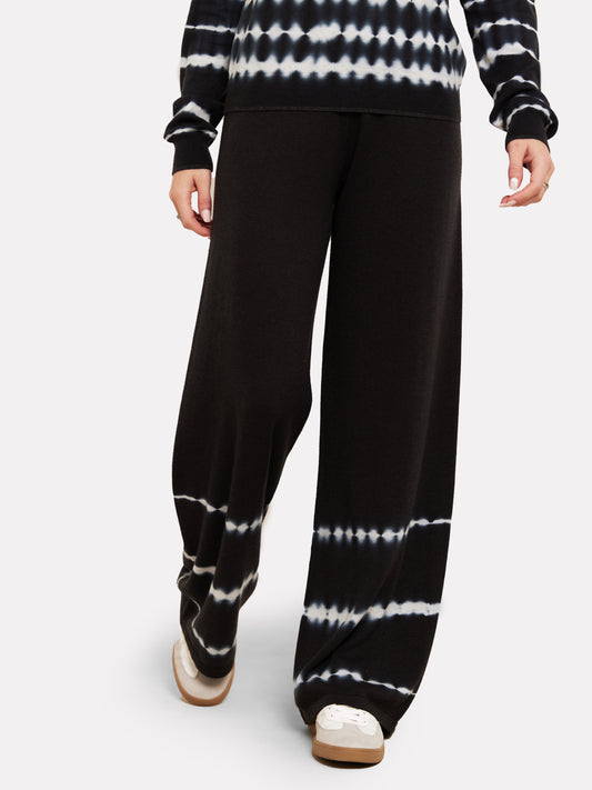 Bleach Stripe Wide Leg Trouser