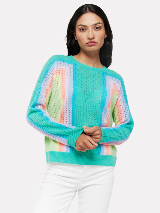 Maya Colourblock Cashmere Knit