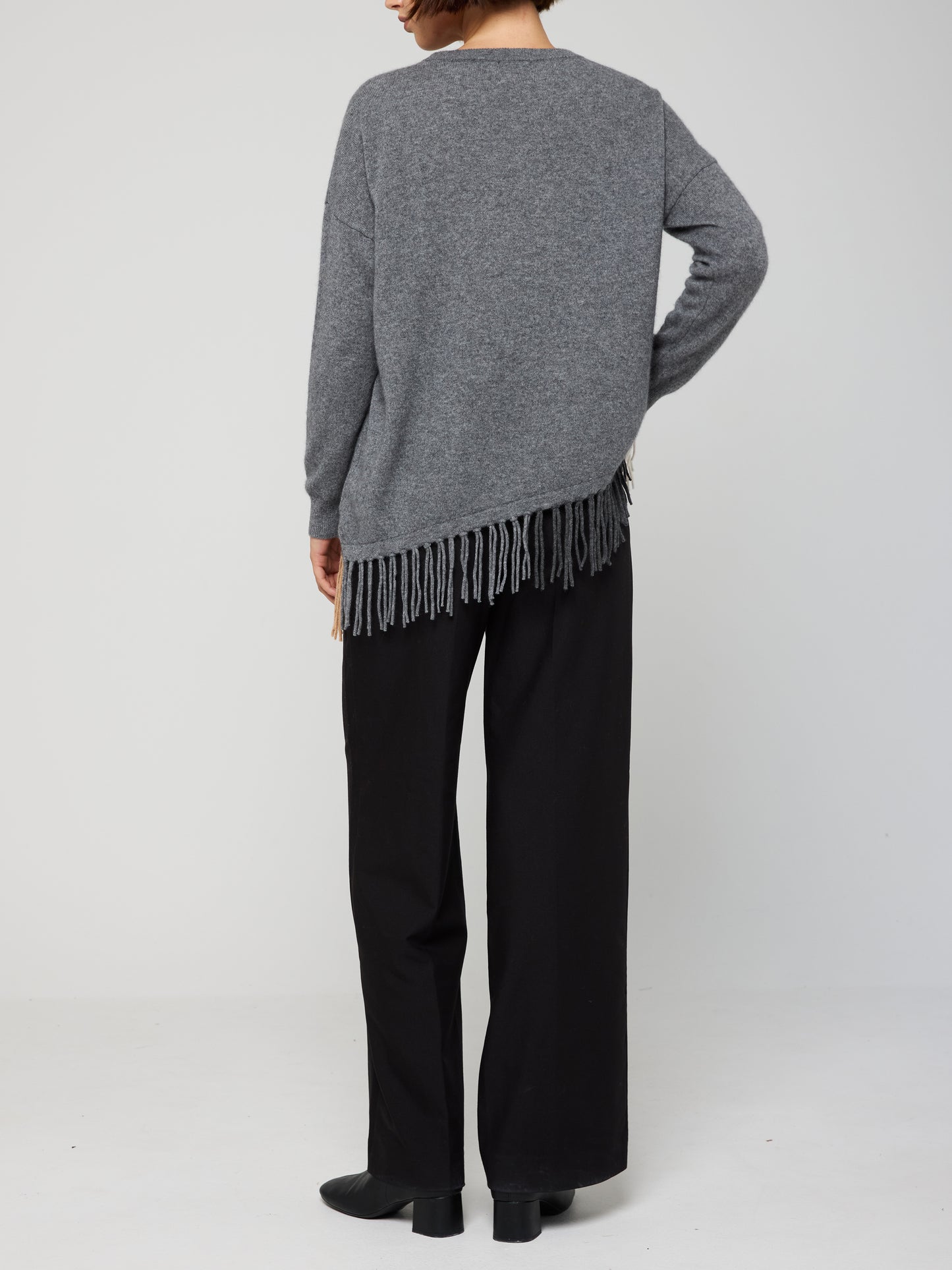 Cat Fringe Cashmere Jumper