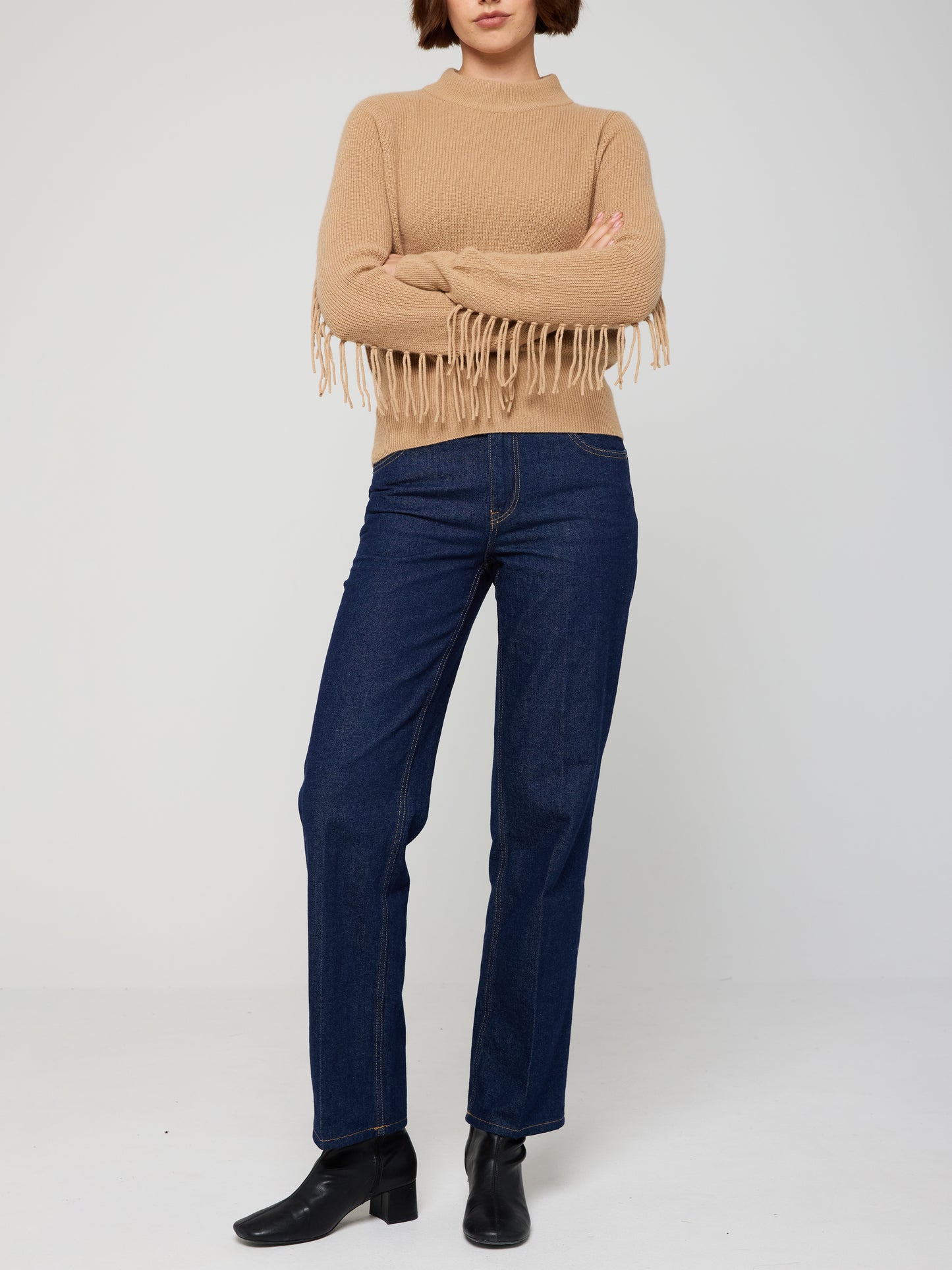 Sophia Fringe Cashmere Knit