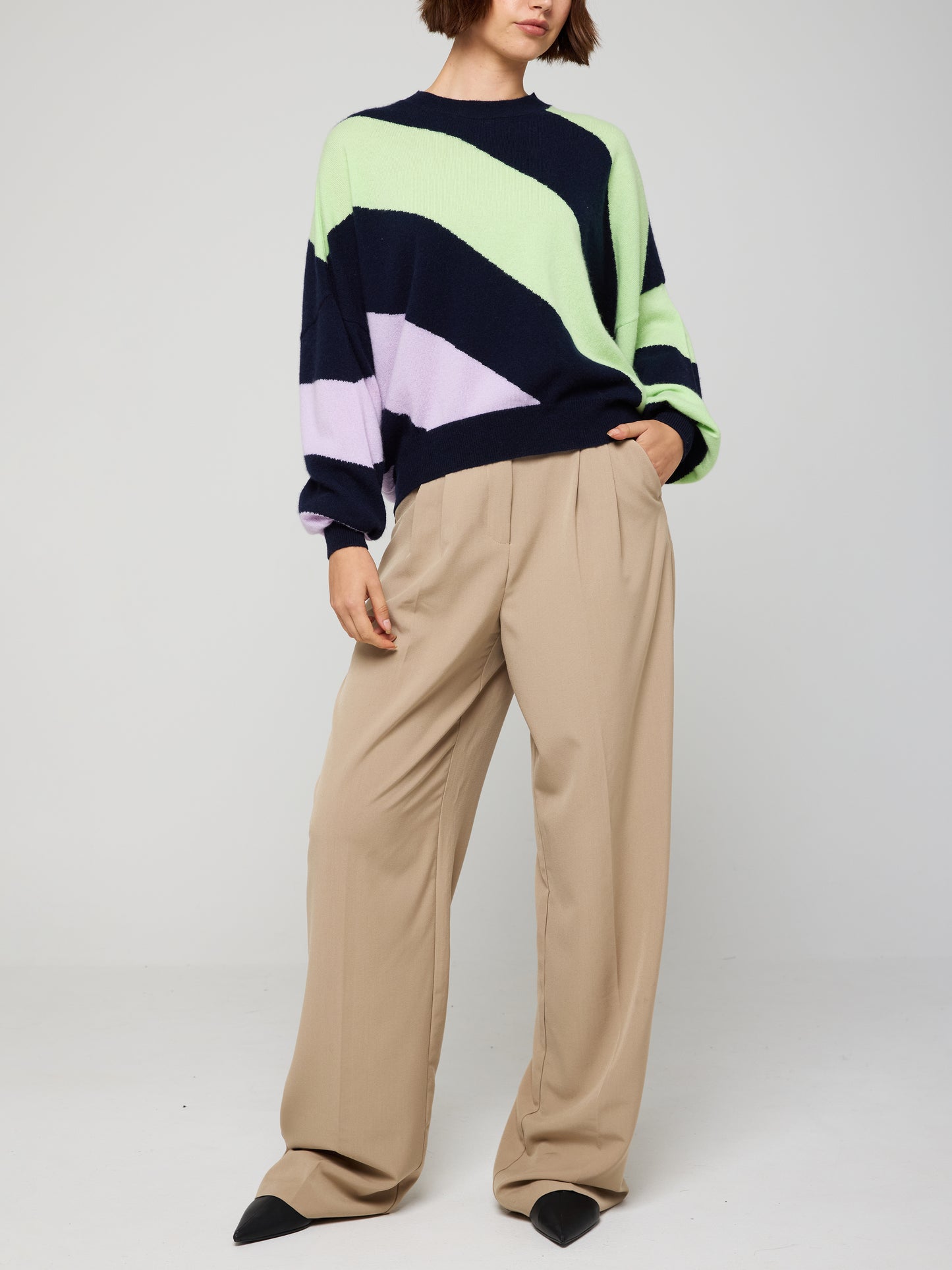 Harley Stripe Cashmere Jumper