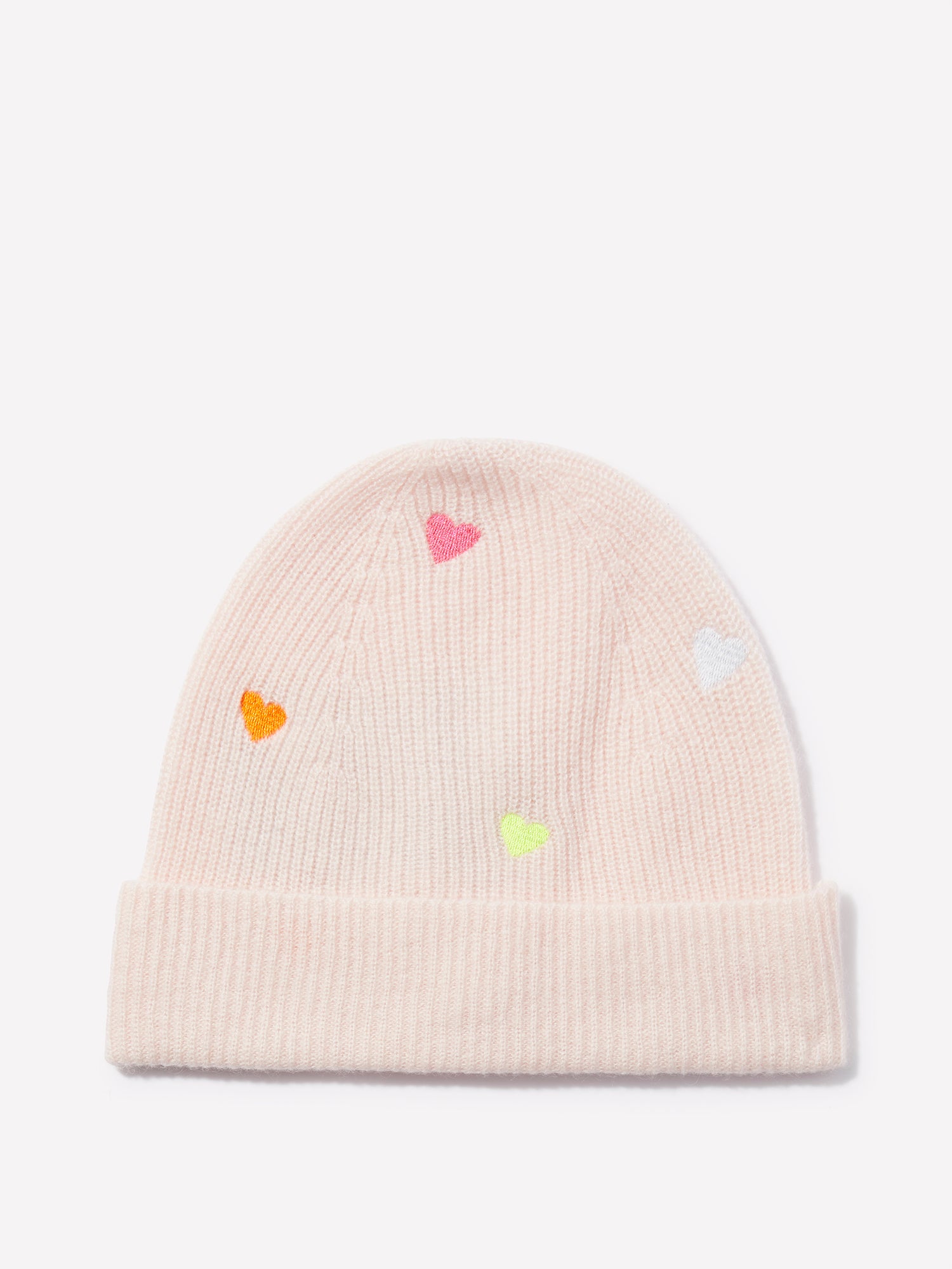 Embroidered Heart Hat