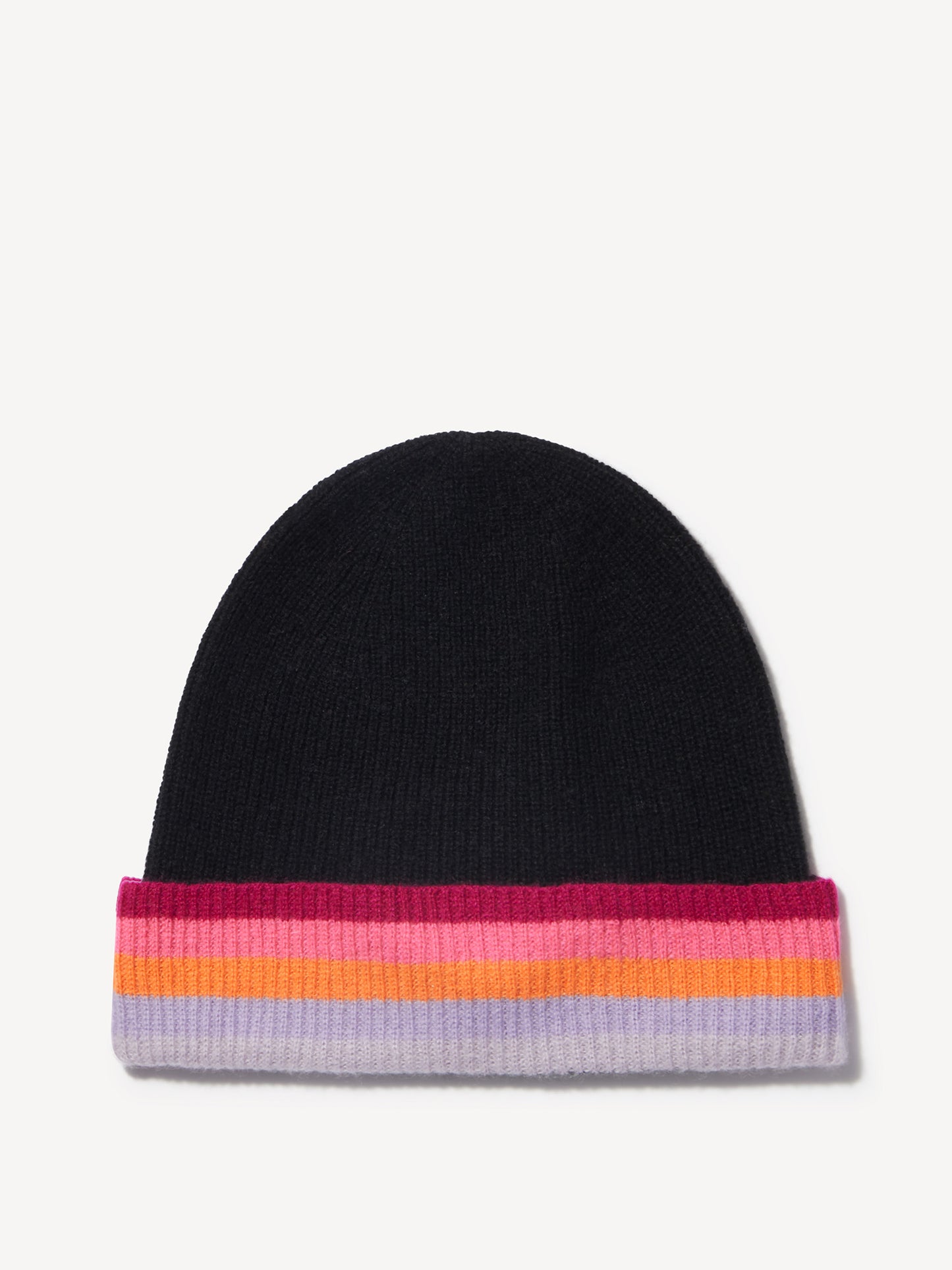 Rainbow Stripe Cashmere Hat