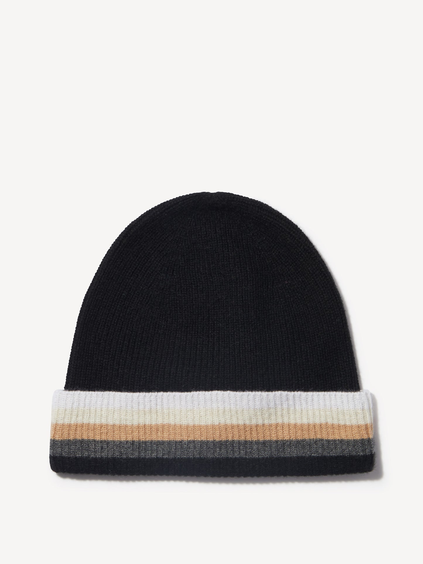 Rainbow Stripe Cashmere Hat