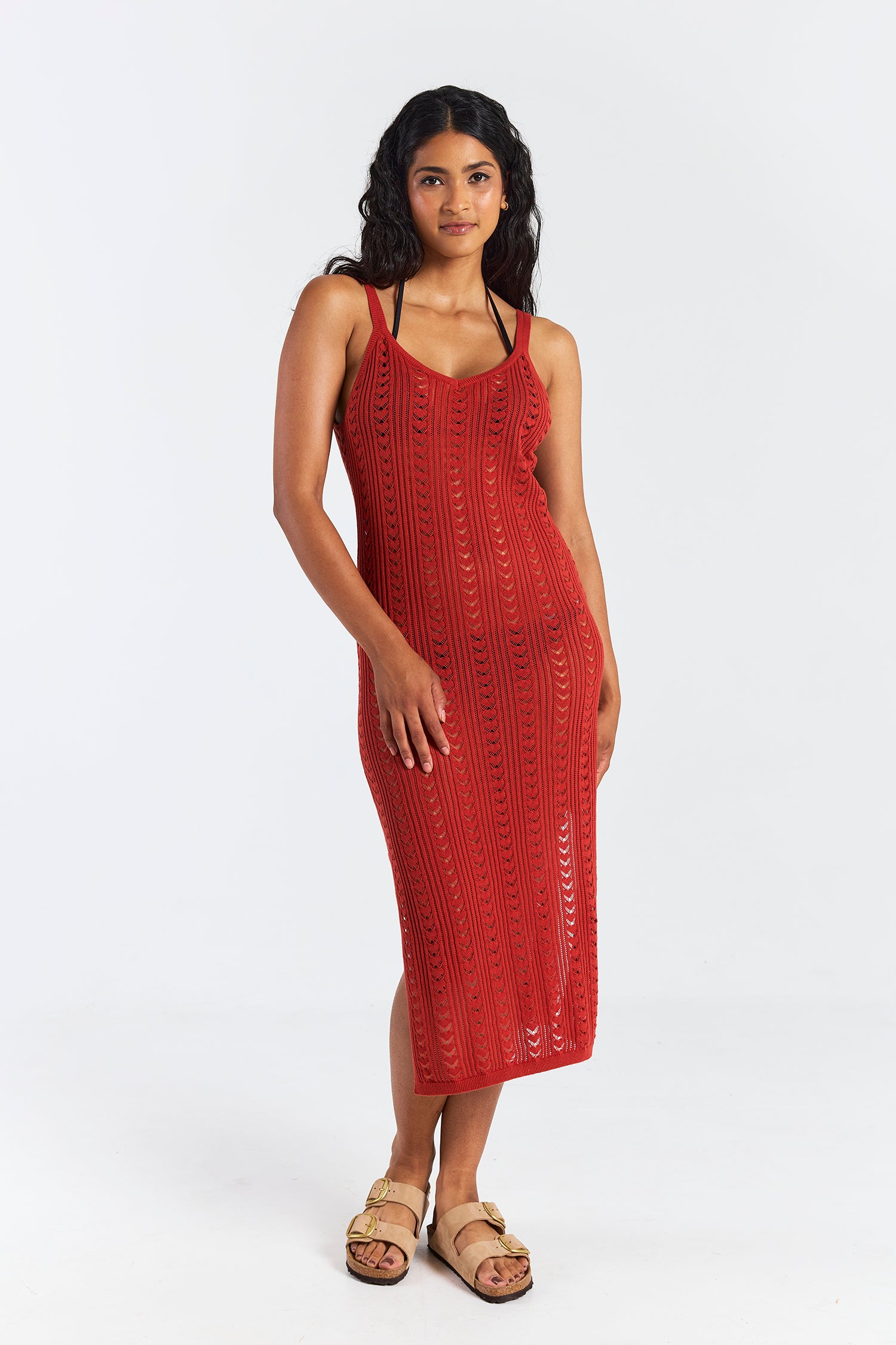 OPEN STITCH DRESS