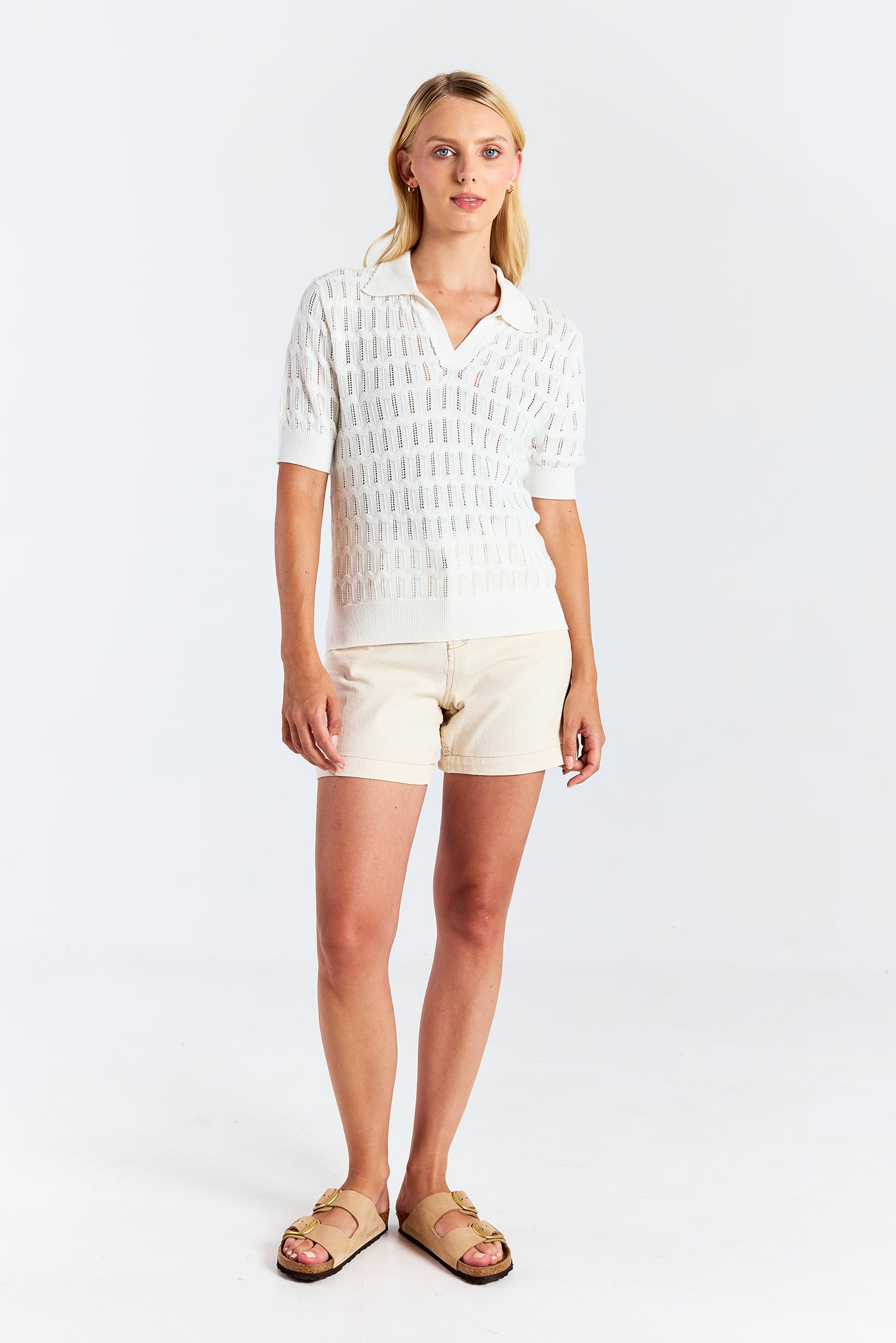 Scallop Trim Pretty Polo