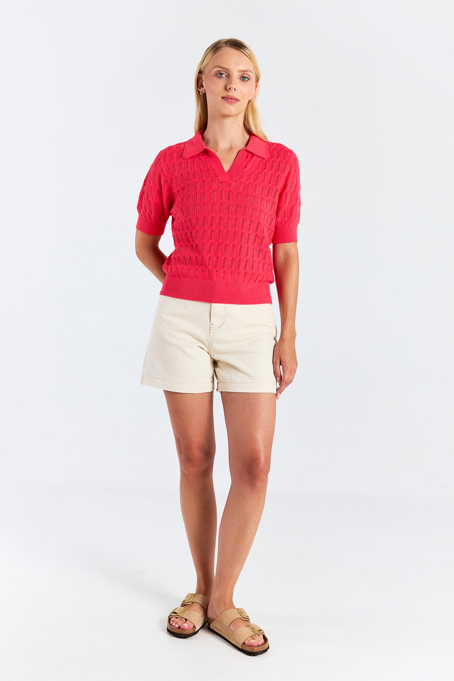 Scallop Trim Pretty Polo