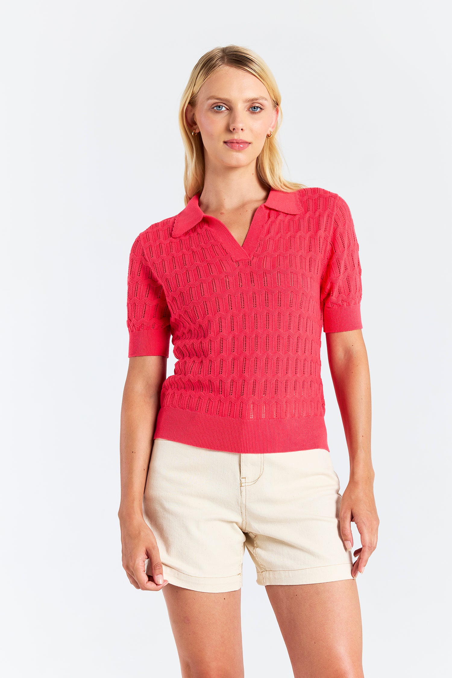 Scallop Trim Pretty Polo