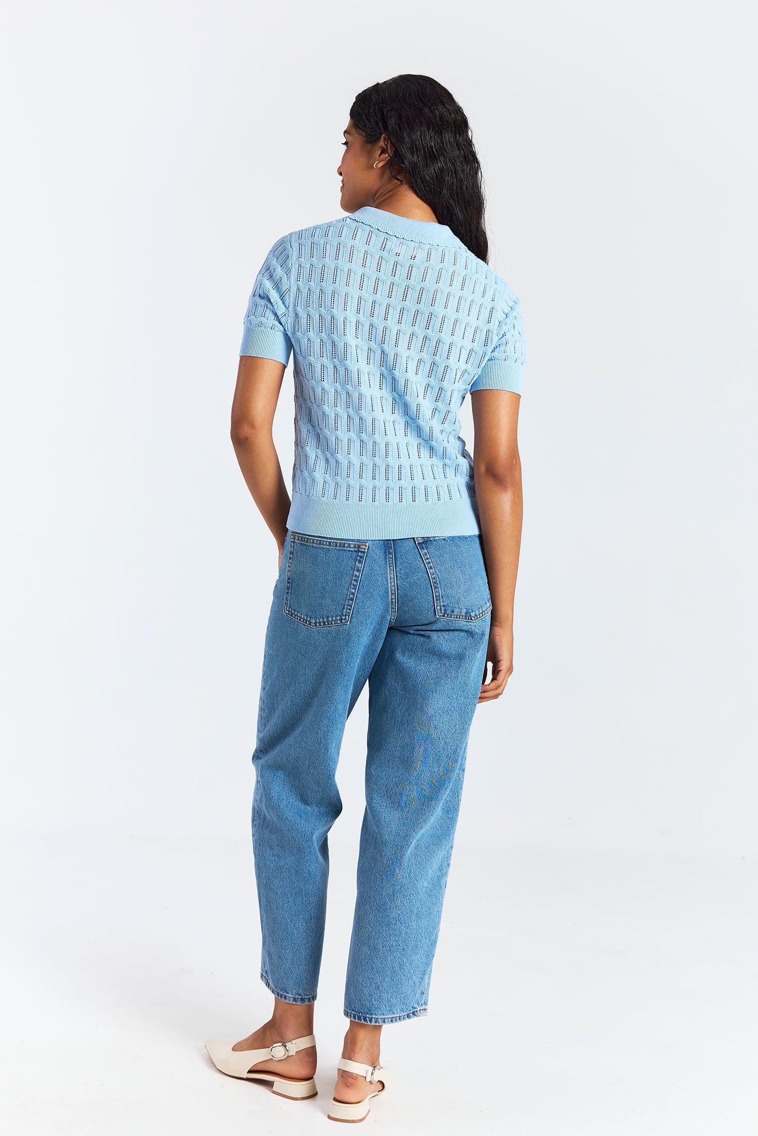 Scallop Trim Pretty Polo