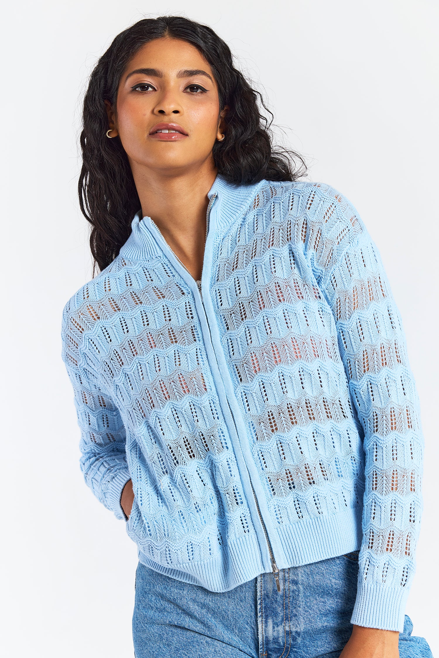STITCH DETAIL BOMBER
