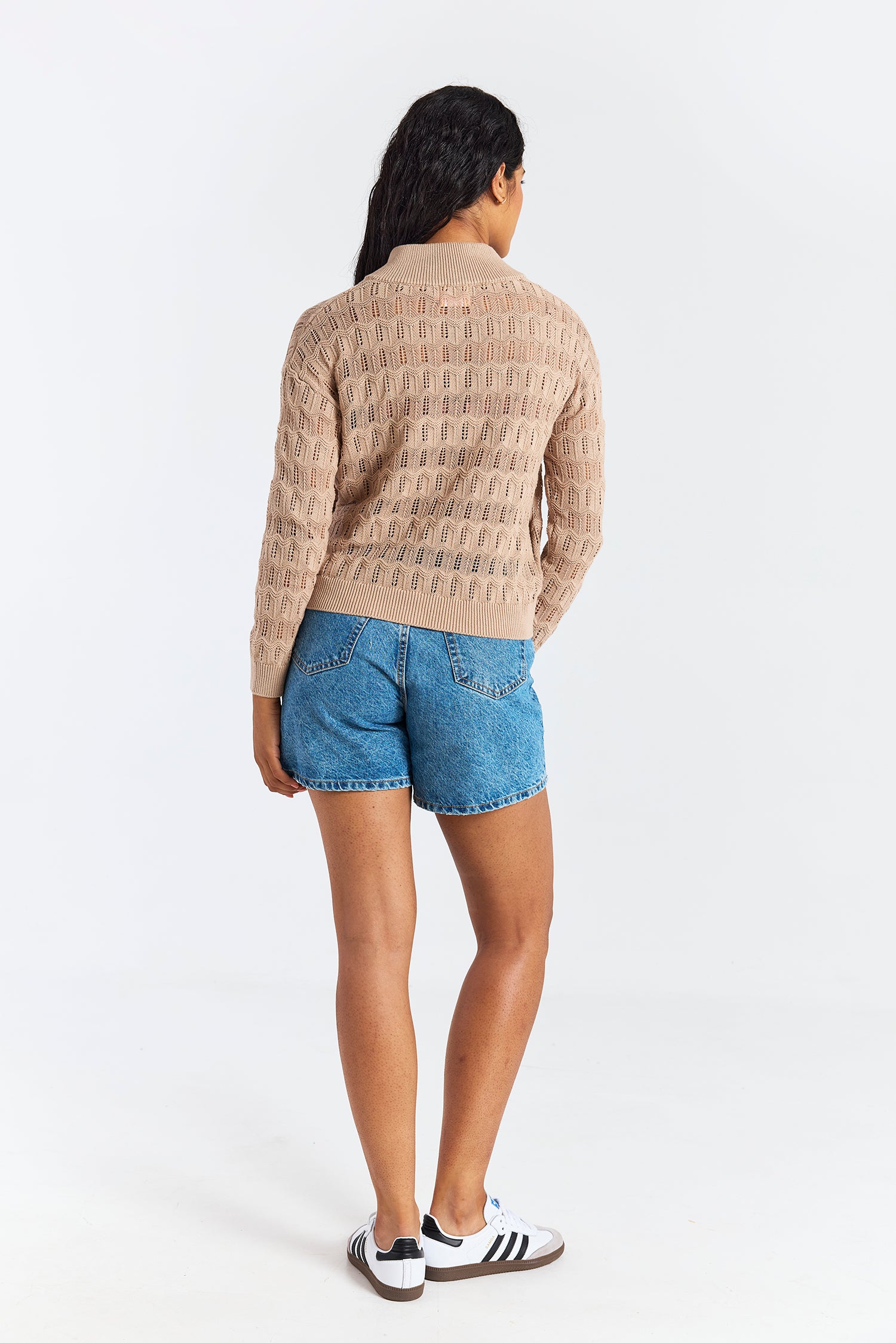STITCH DETAIL BOMBER