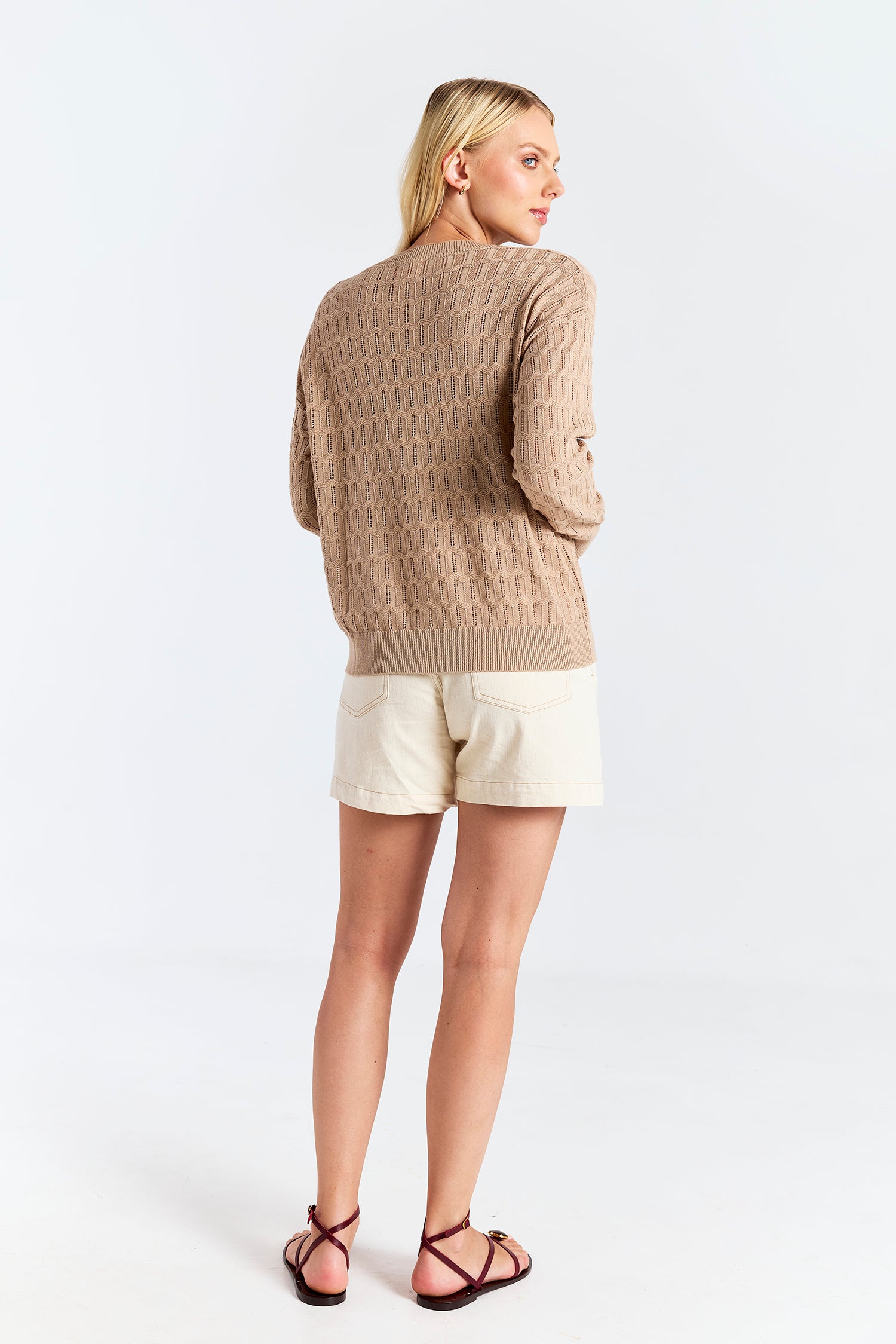 SCALLOP TRIM PRETTY CARDI