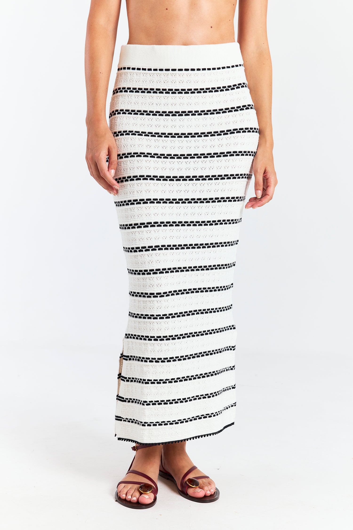 BRETON STITCH SKIRT
