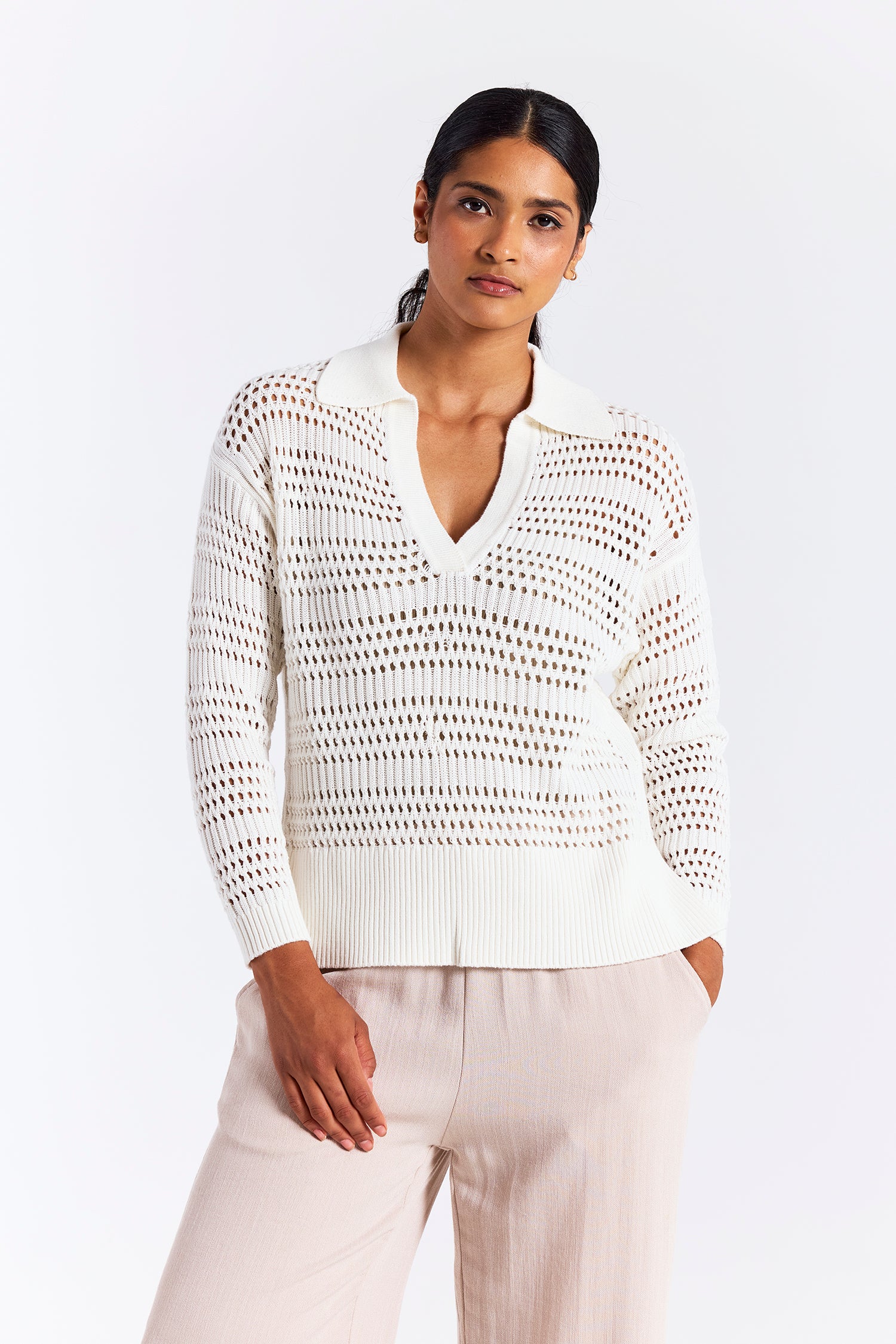 TWIST STITCH POLO