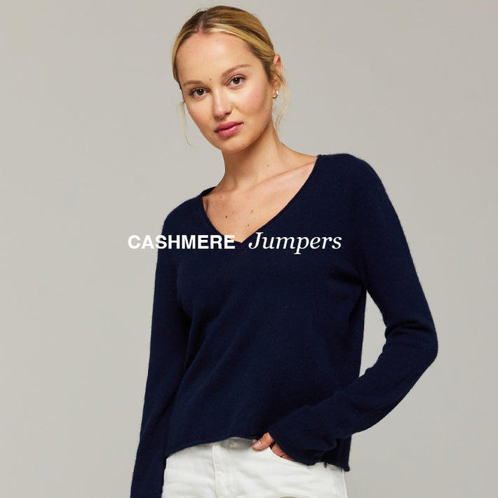 Brodie Cashmere T Pop Stripe Crew Multi Jumper
