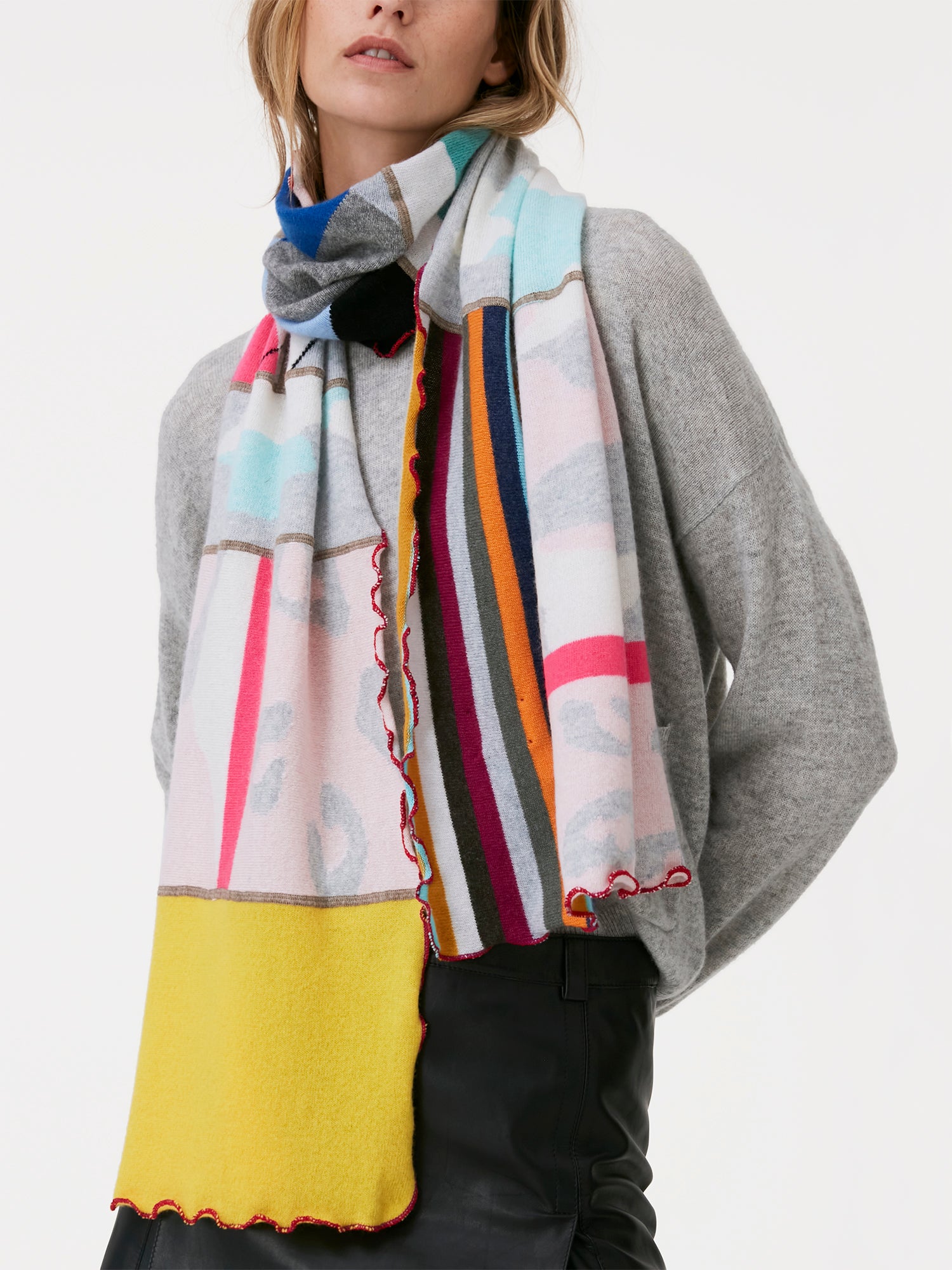 Patchwork Cashmere Scarf