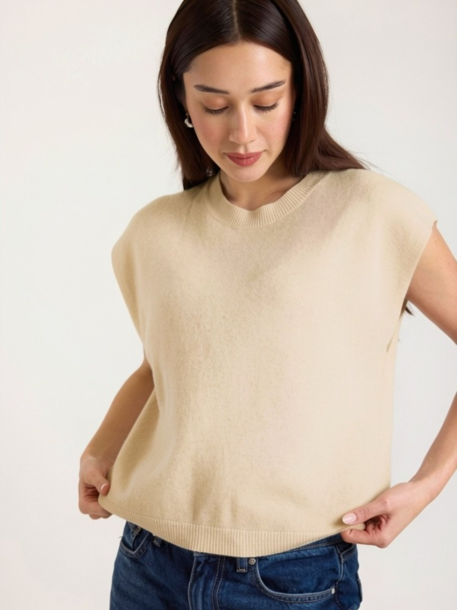 Tabby Cashmere Tank
