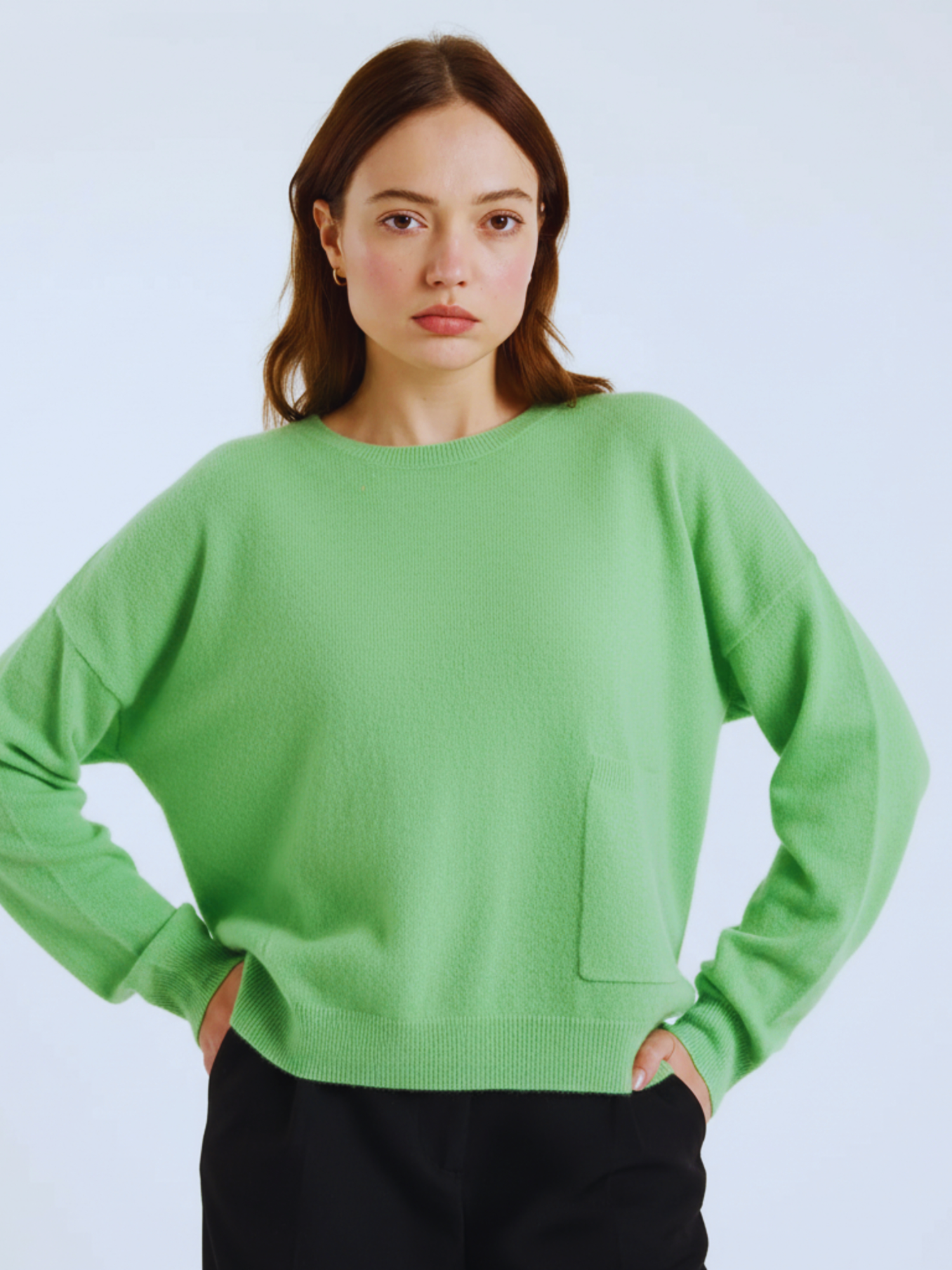 Pepper Split Hem Cashmere Jumper