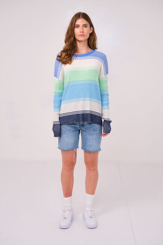 Plated Stripe Jumper