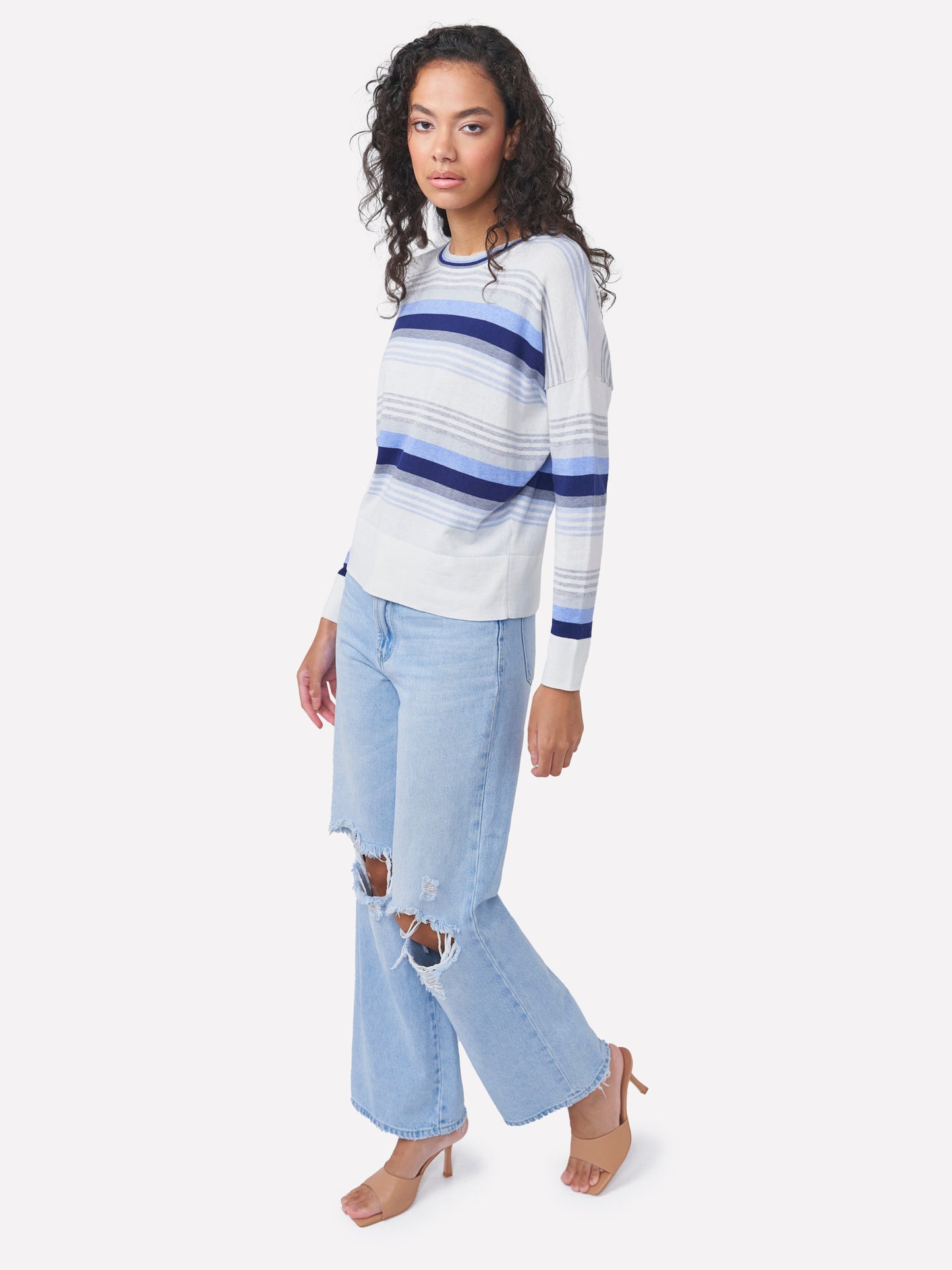 Gradient Nautical Stripe Jumper