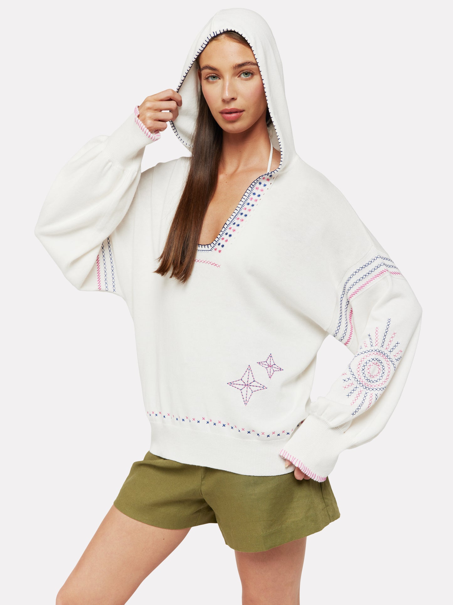 Harper Embroidered Hoodie