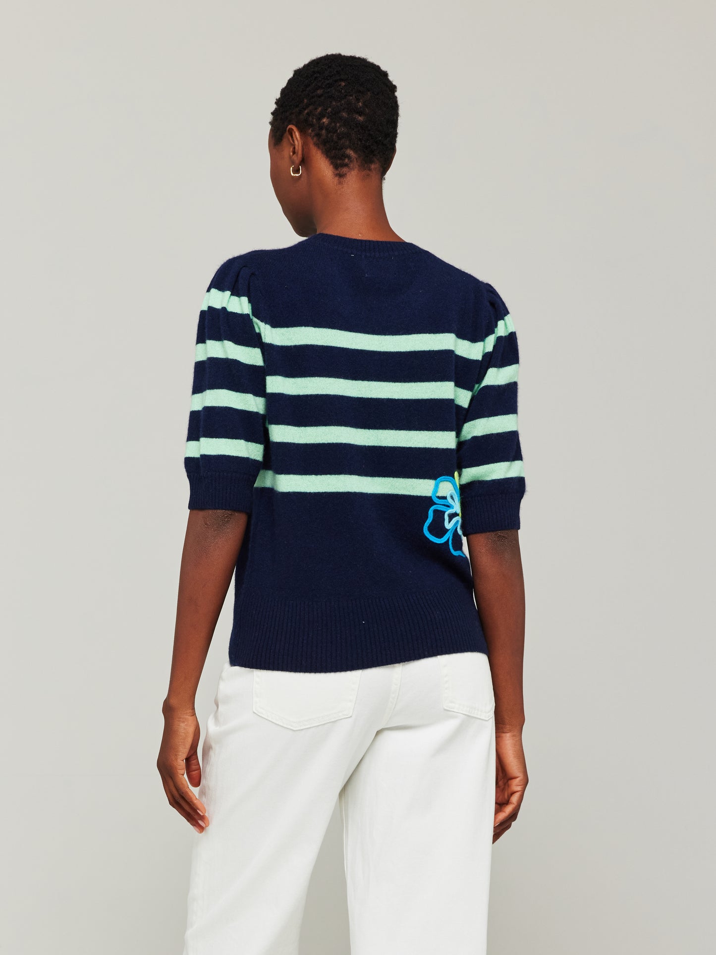 Aloha Cashmere Stripe Tee