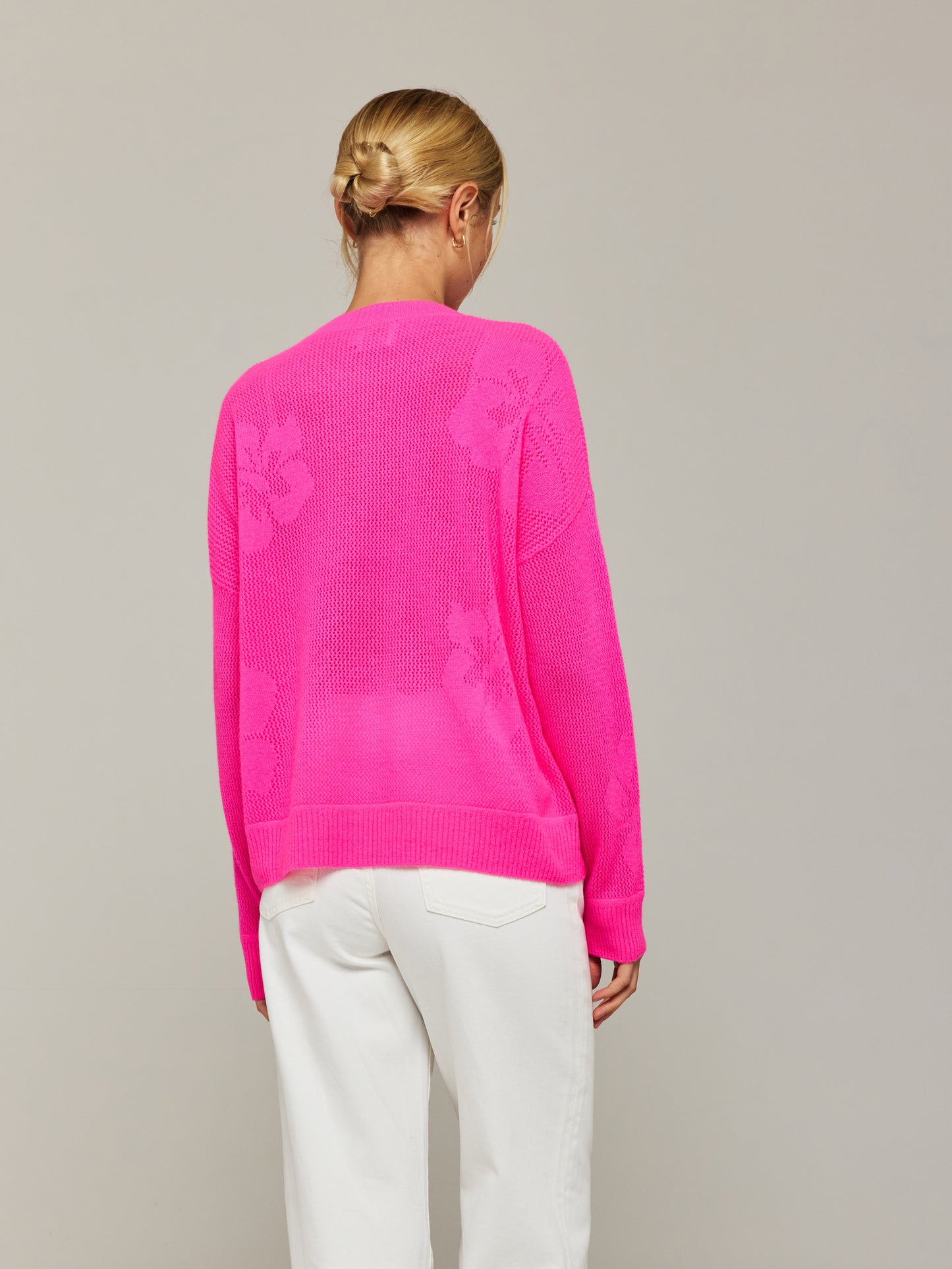 Aloha Open Knit Cashmere Crew Neck