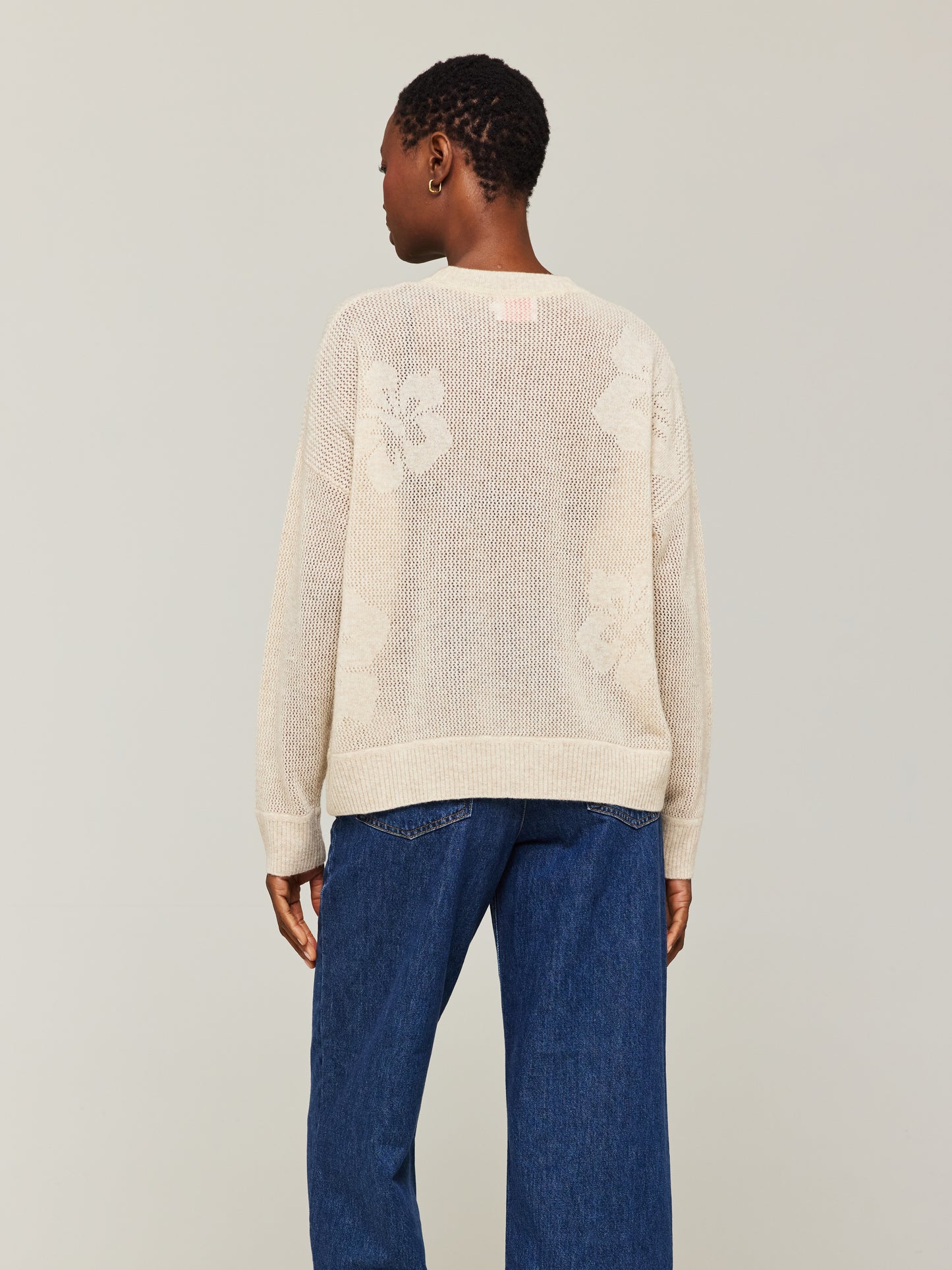 Aloha Open Knit Cashmere Crew Neck