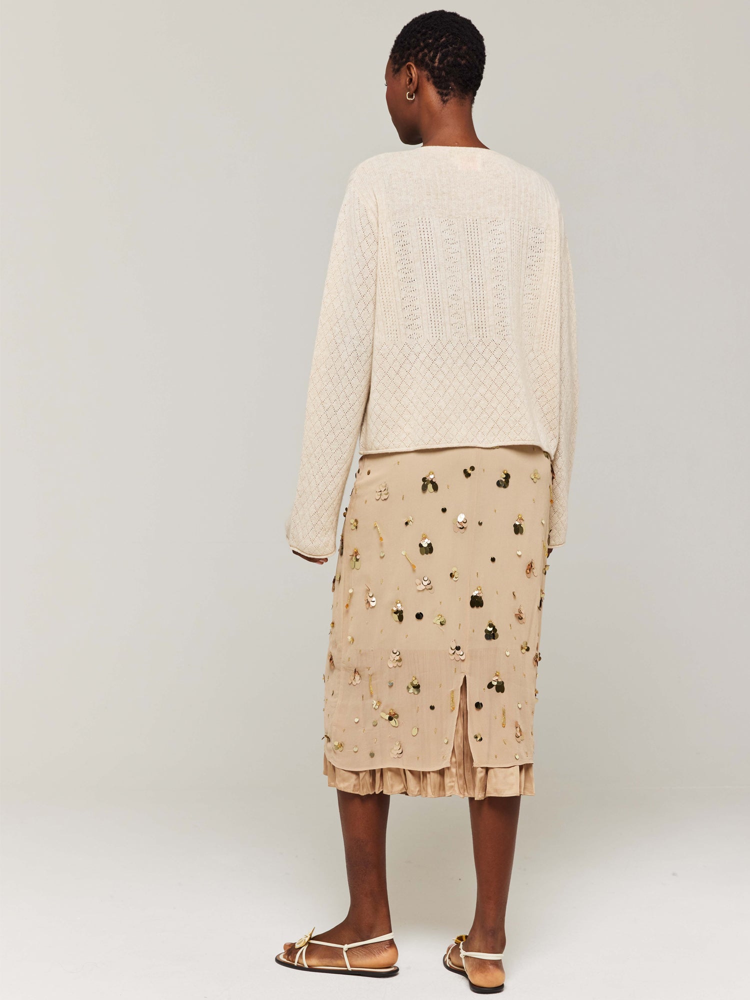 Summer Stitch Cashmere Cardigan