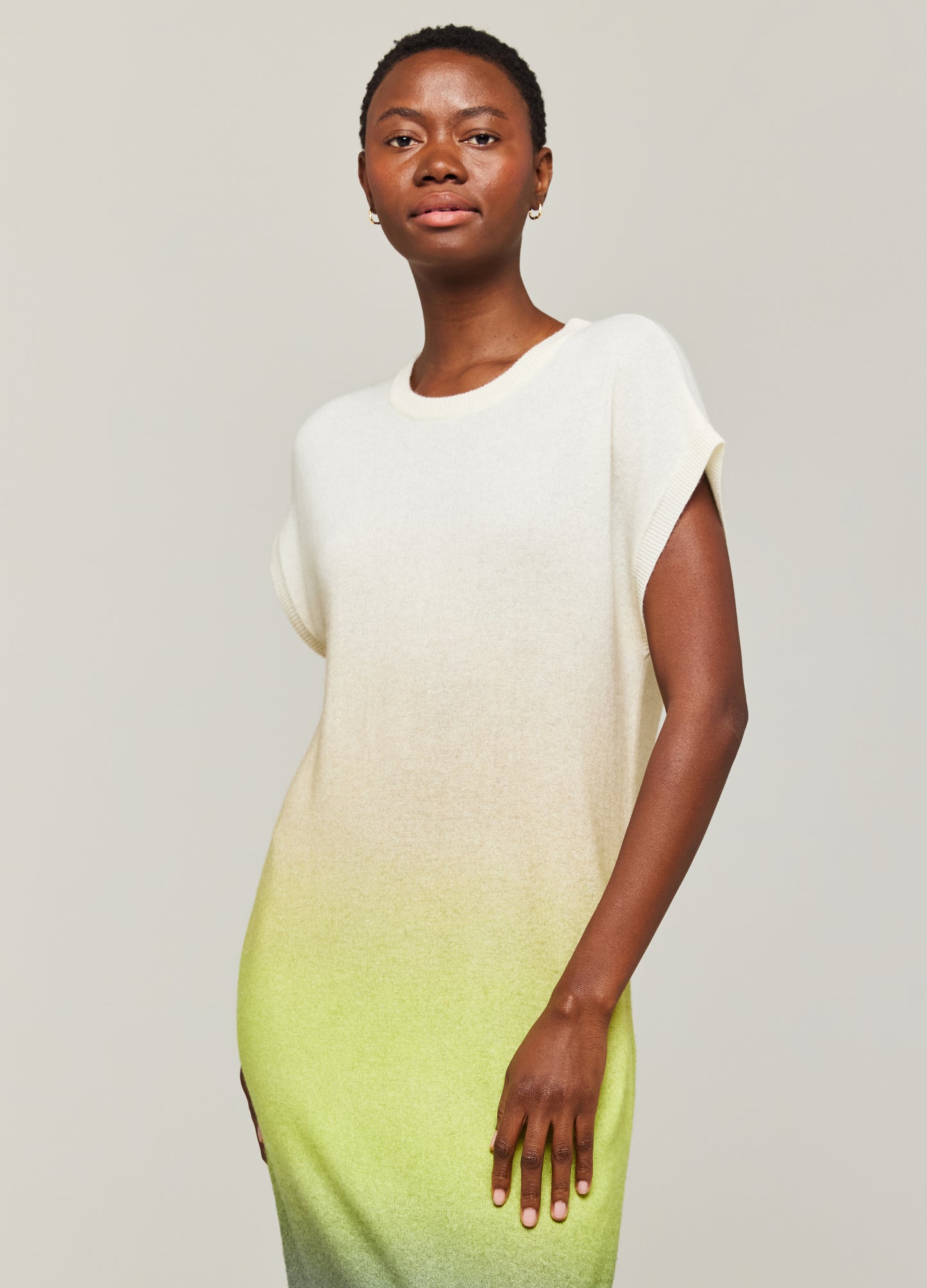 Bali Ombre Midi Cashmere Dress