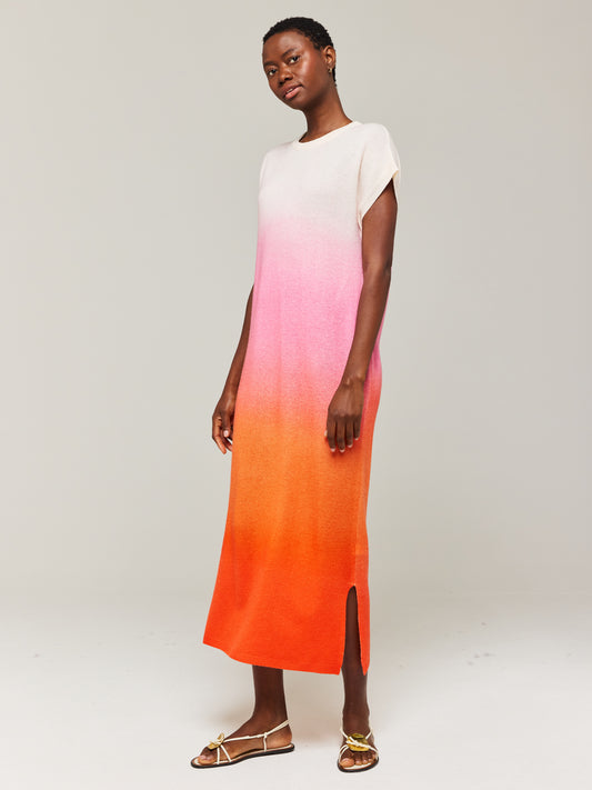 Bali Ombre Midi Cashmere Dress