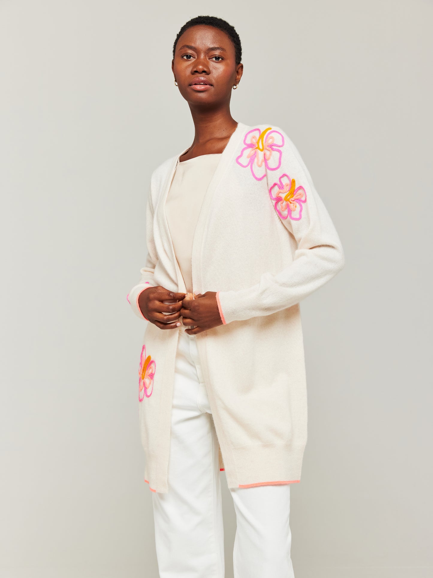 Aloha Longline Cashmere Cardigan