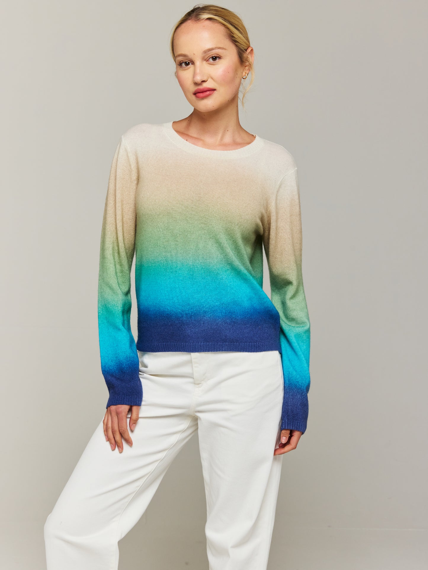 Bali Ombre Cashmere Crew Neck