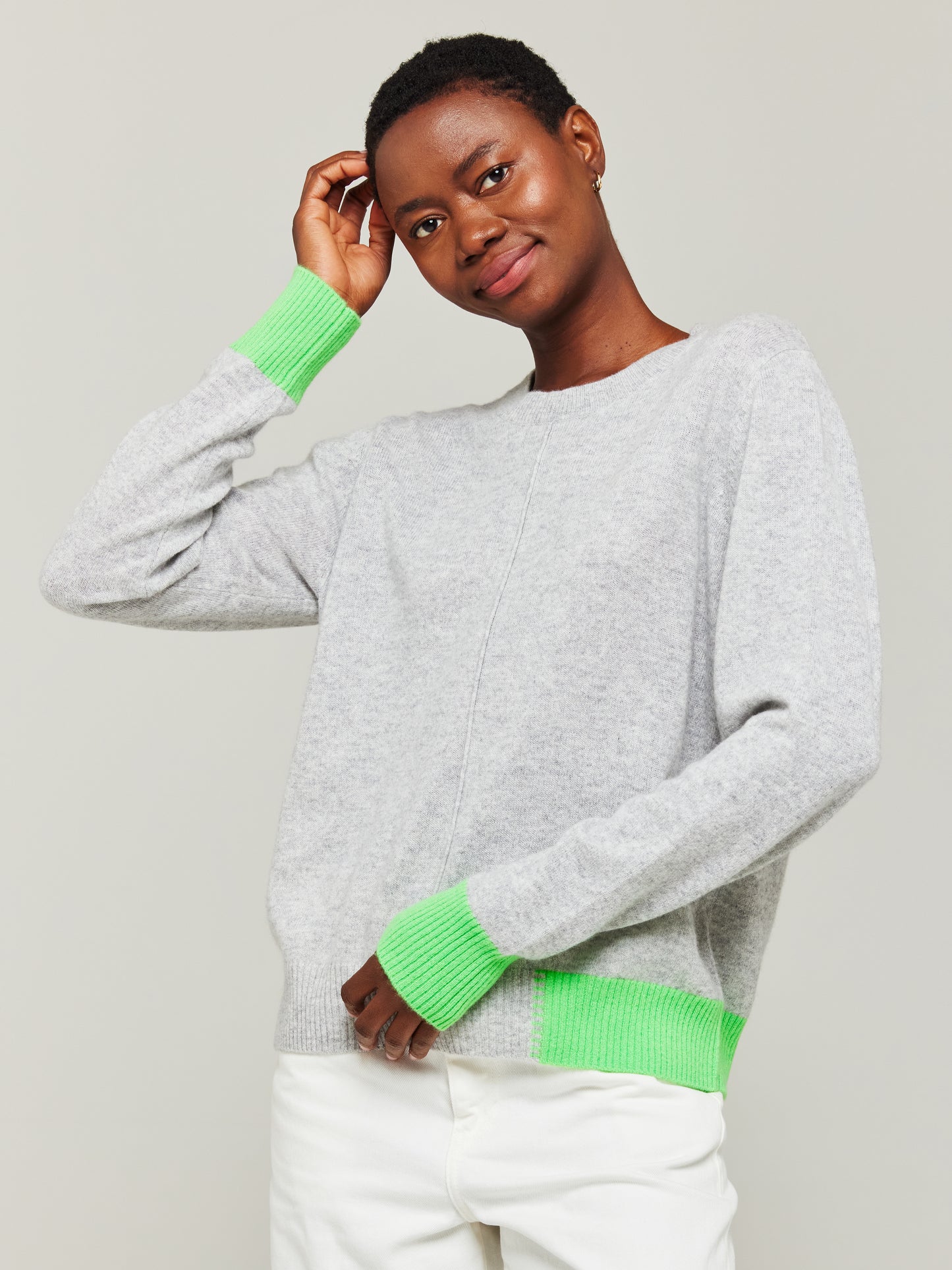 Maya Colour Pop Cashmere Crew Neck