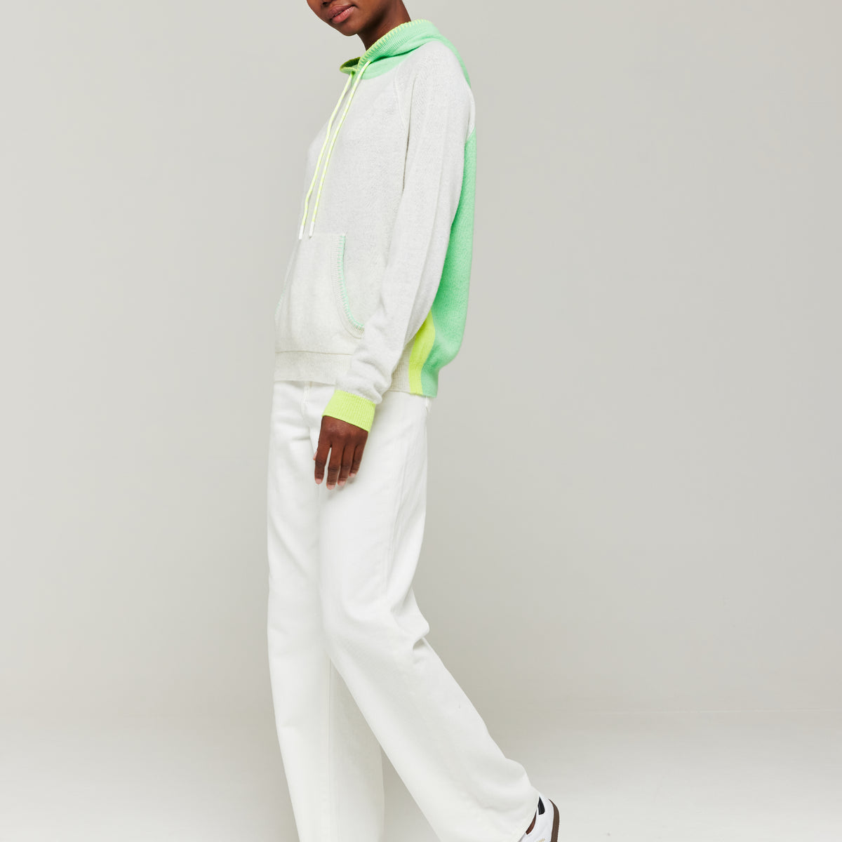 Colour Pop Cashmere Hoodie Consciously Created Cashmere Brodie