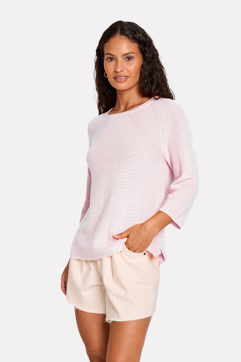 SHAKER KNIT CREW