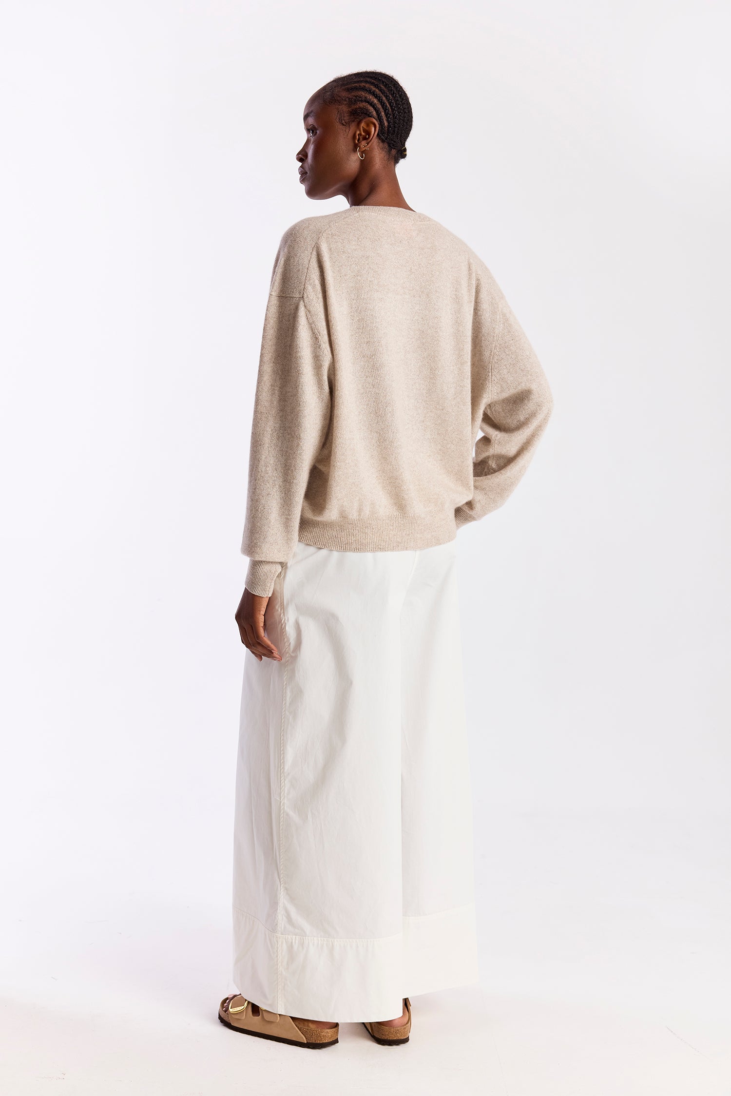 HAILEY CASHMERE V NECK