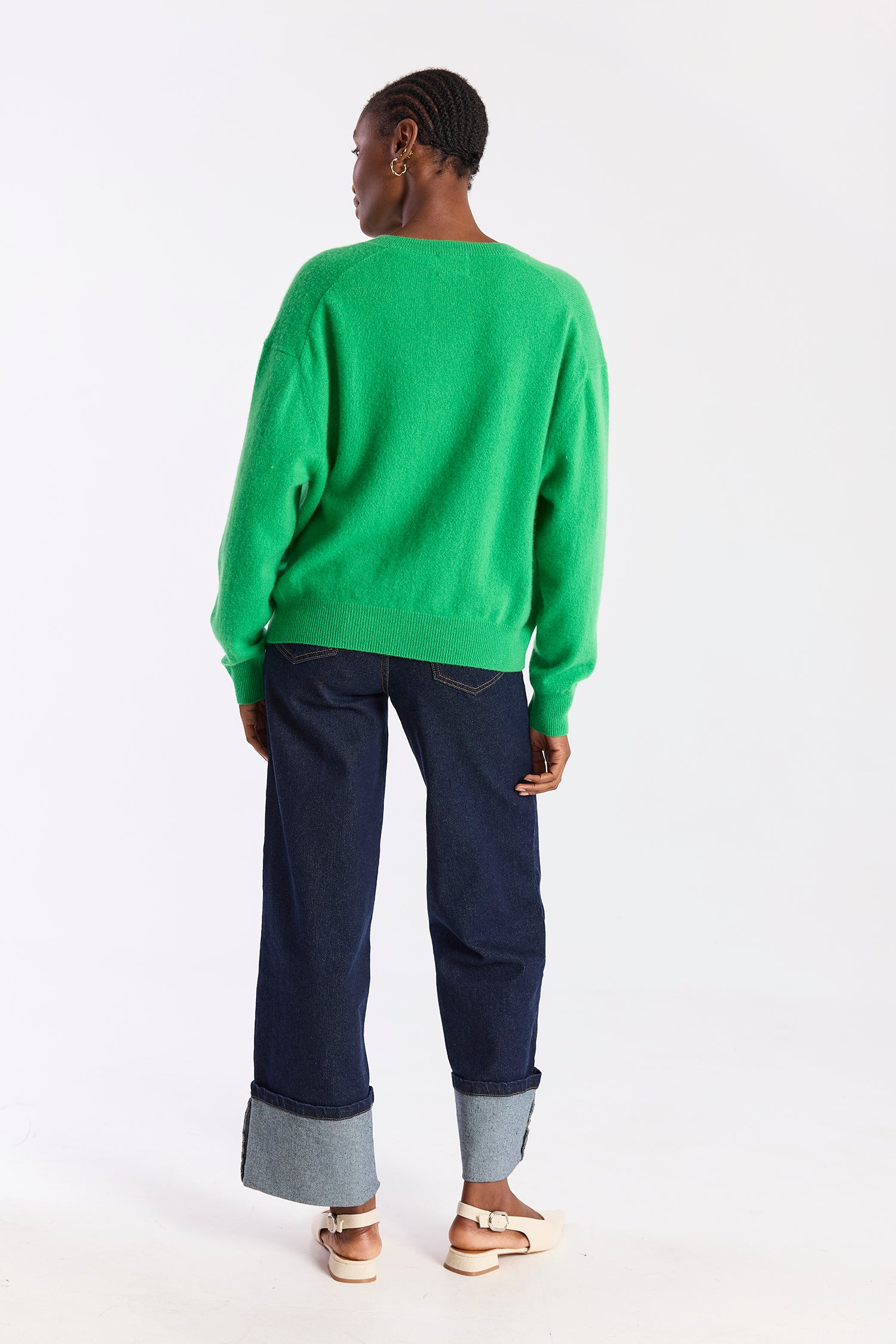 HAILEY CASHMERE V NECK