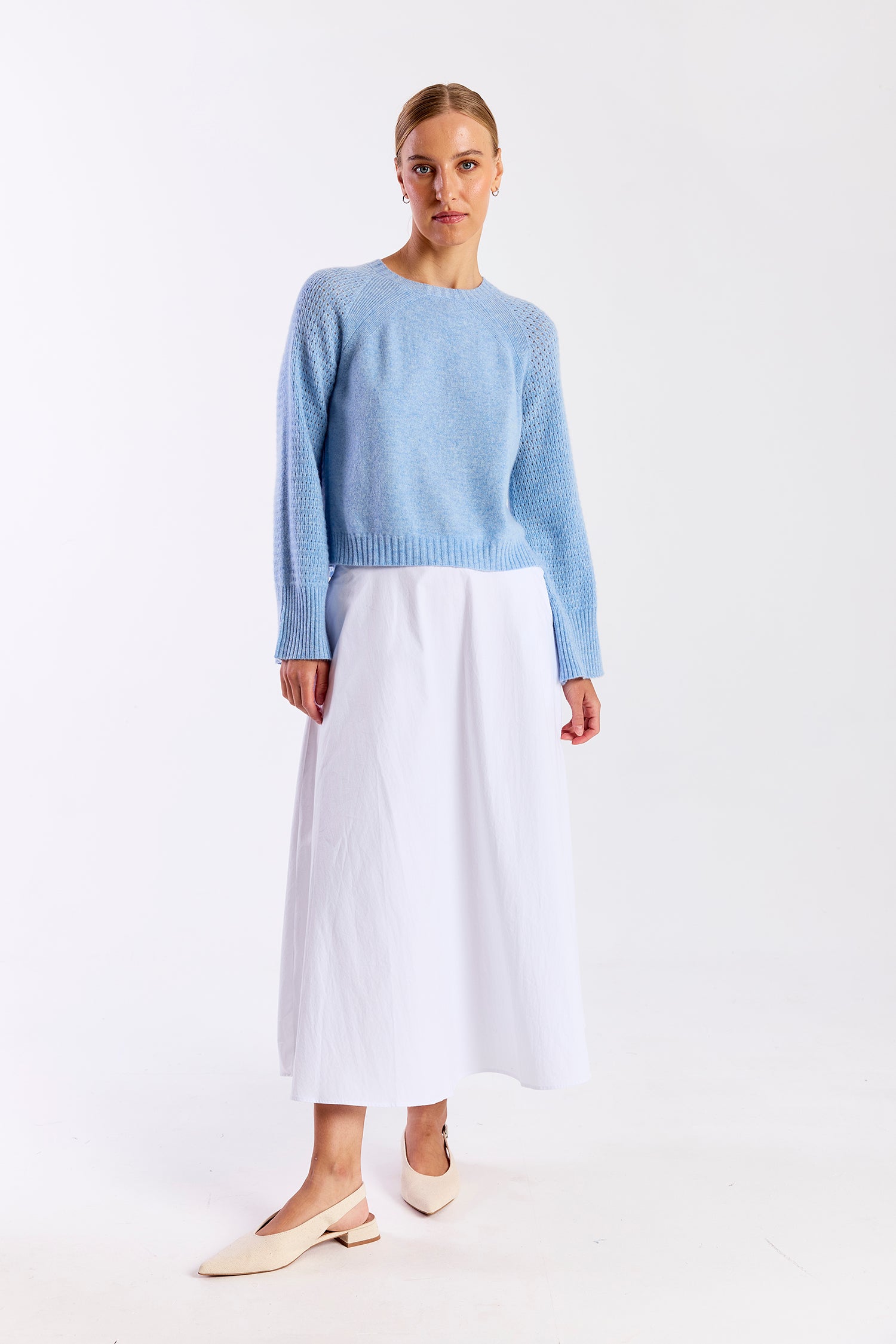 NATALIE POINTELLE CASHMERE CREW